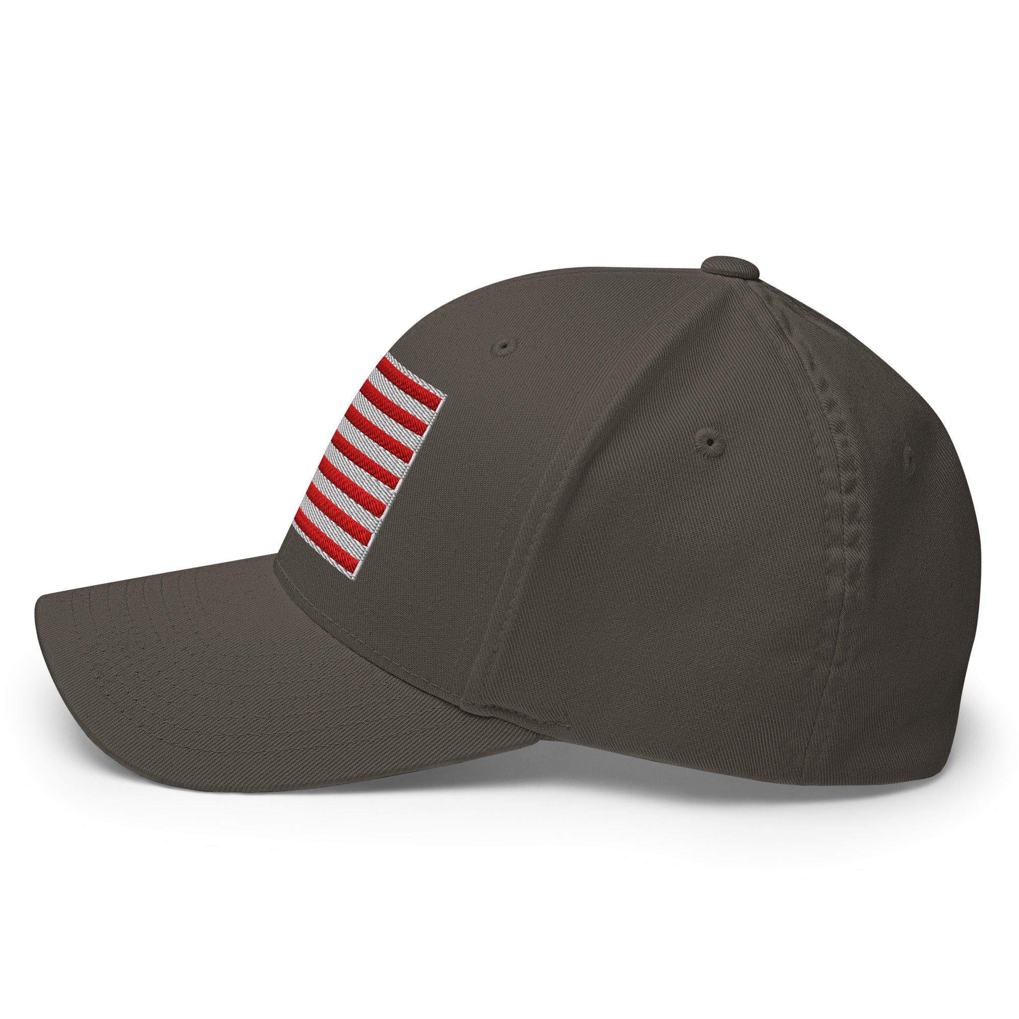 Stretch Fit Cap | Fully Embroidered American Flag Hat - Image 44