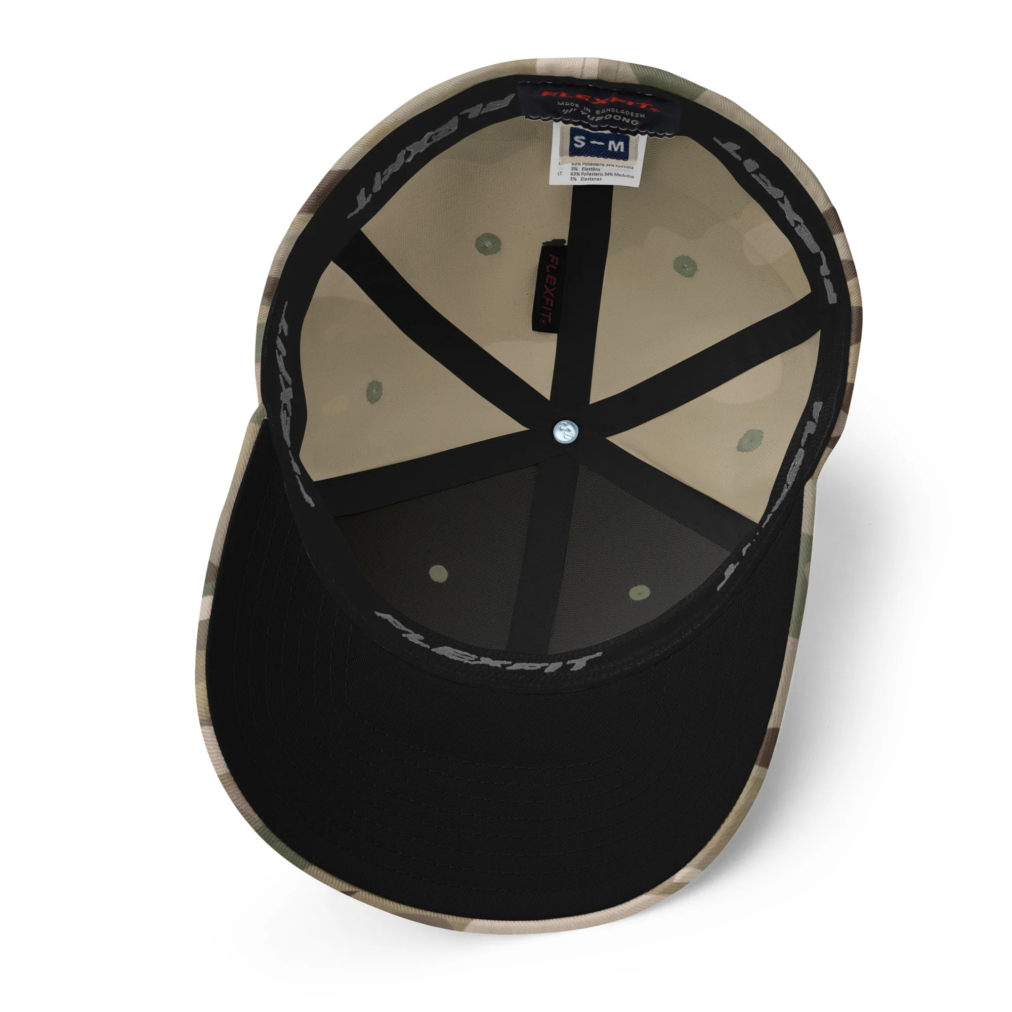 Stretch Fit Cap | Fully Embroidered American Flag Hat - Image 55