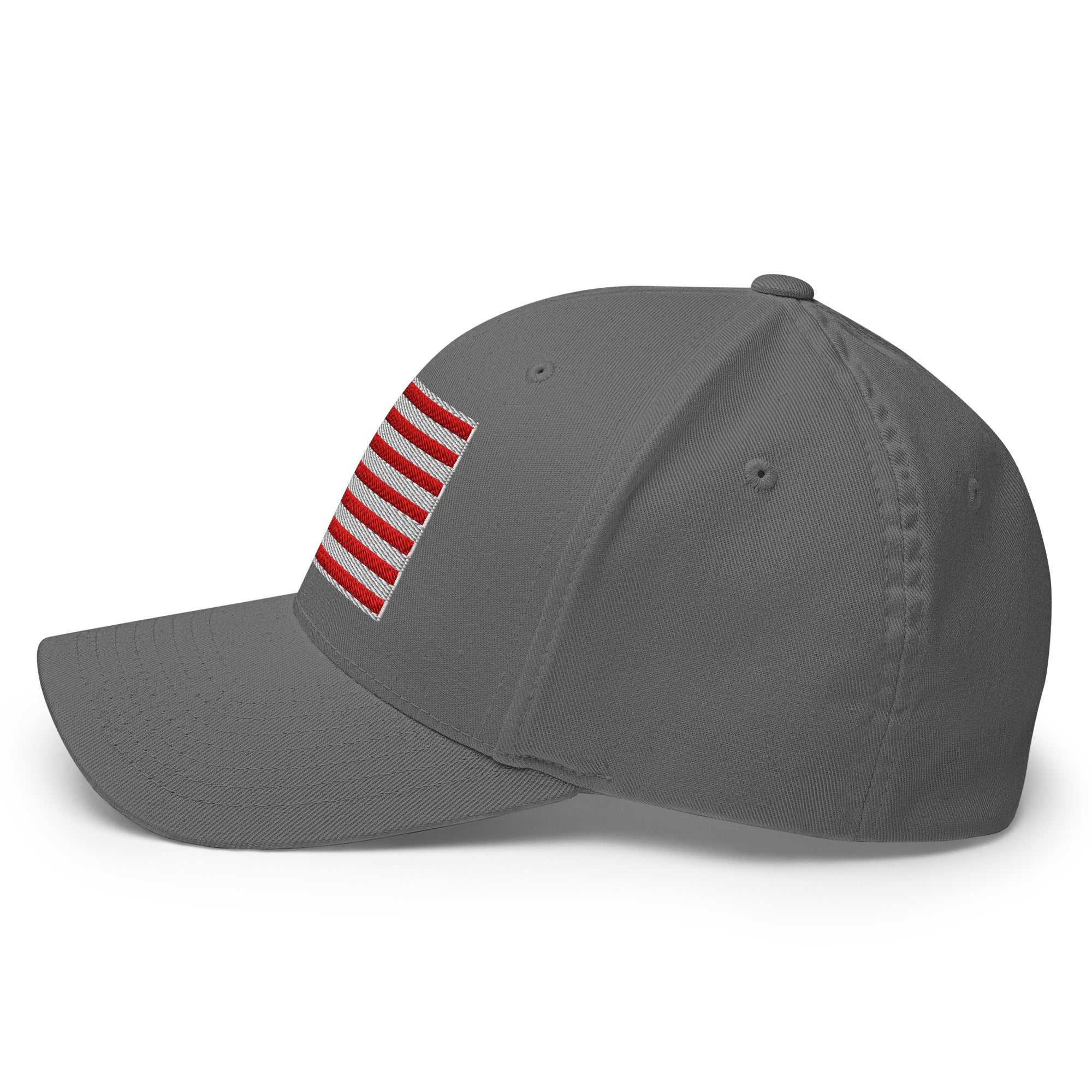 Stretch Fit Cap | Fully Embroidered American Flag Hat - Image 58