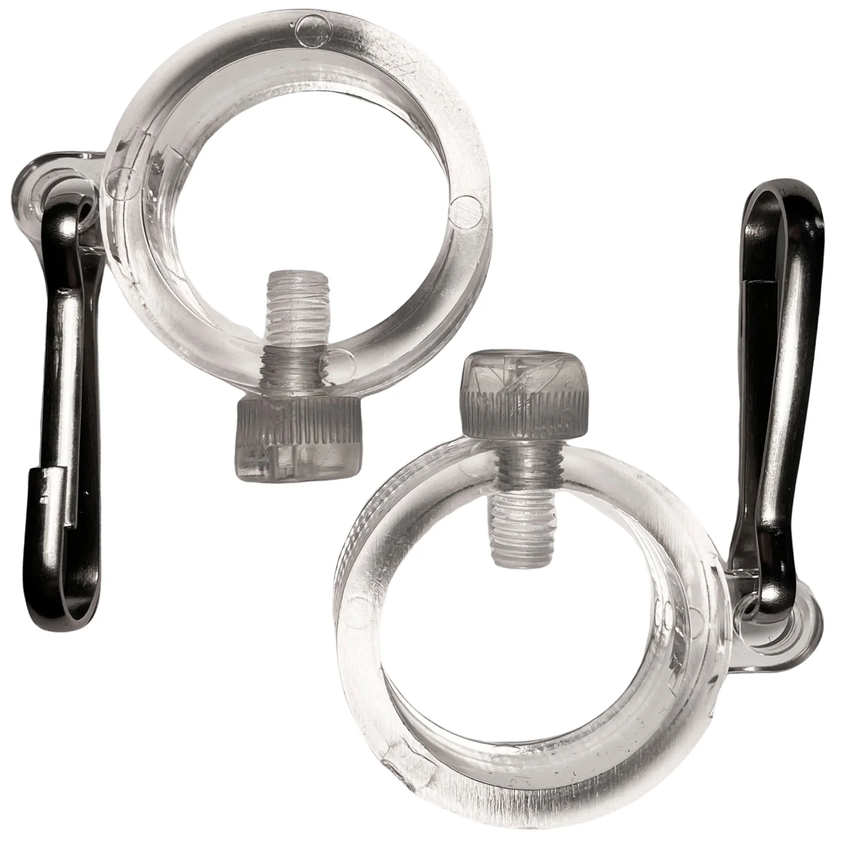 EZ-Snap™ Flag Fasteners - 2 Clear Pieces (1" Inch Diameter)