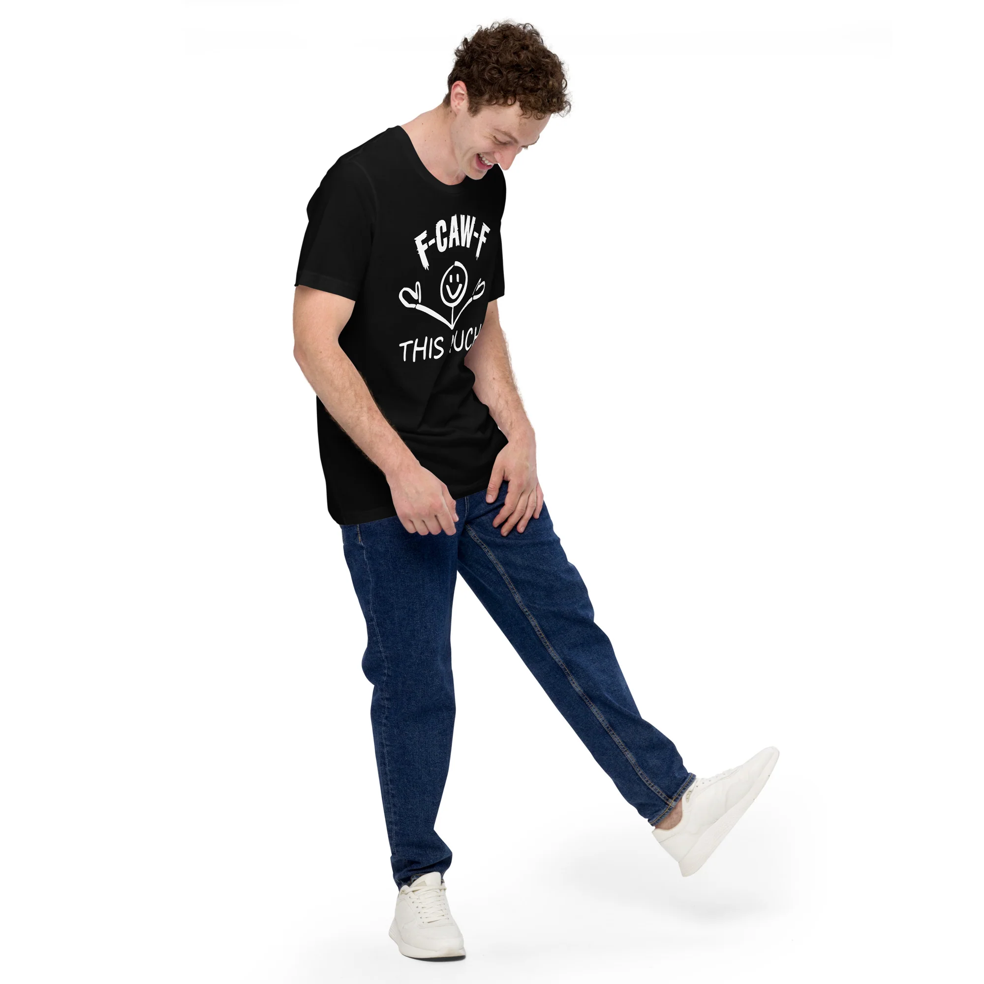 F-CAW-F This Much Smiley T-Shirt | Unisex T-Shirts | DTG Printing - Image 12