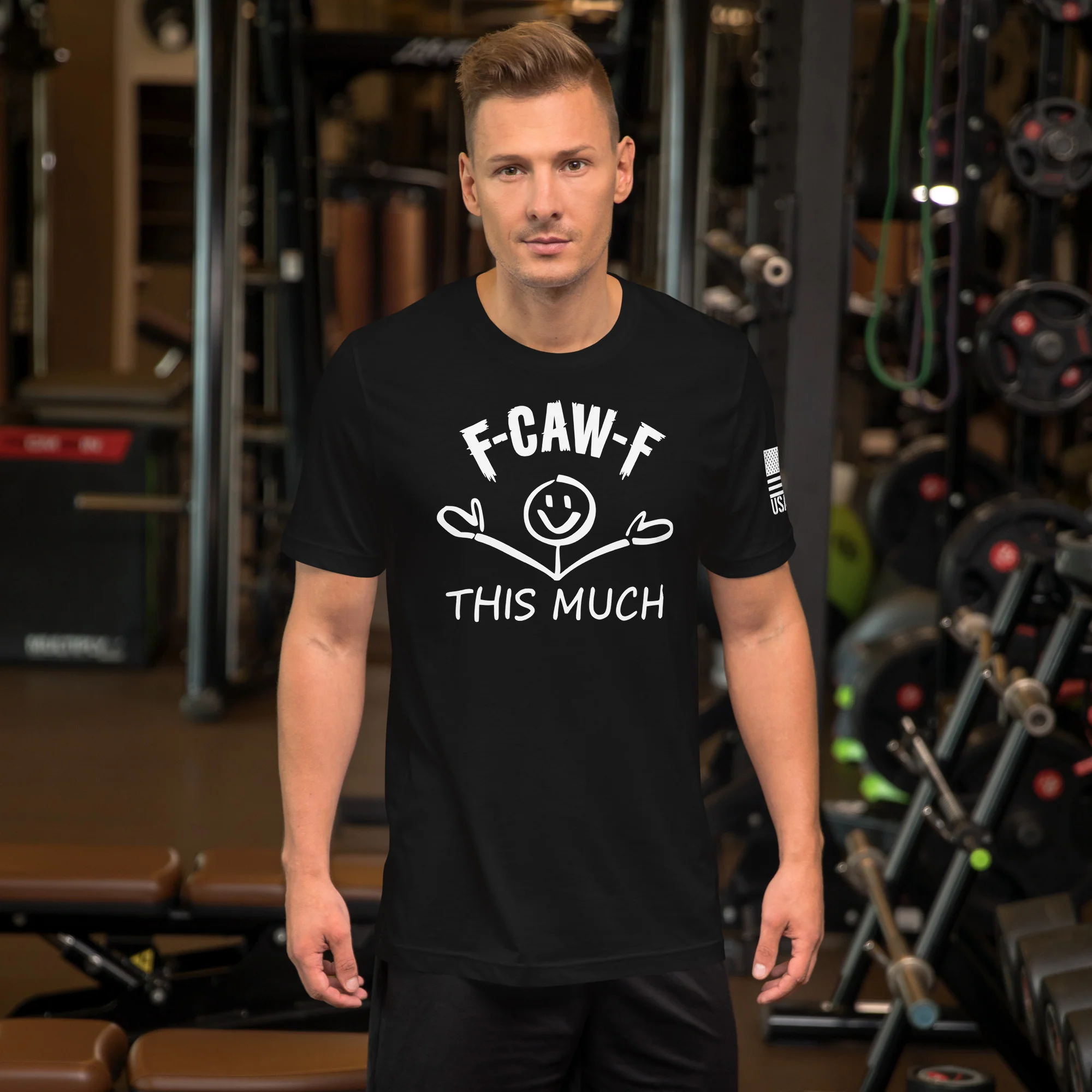 F-CAW-F This Much Smiley T-Shirt | Unisex T-Shirts | DTG Printing - Image 18