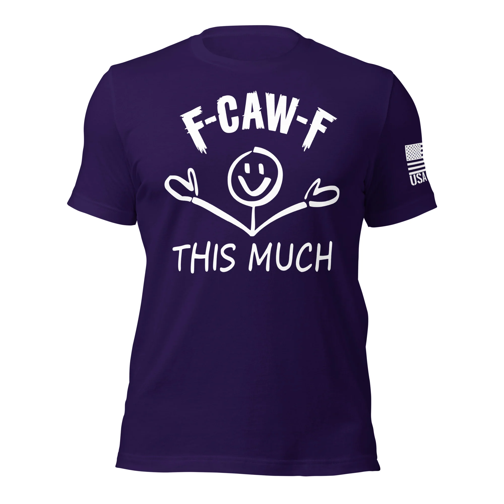 F-CAW-F This Much Smiley T-Shirt | Unisex T-Shirts | DTG Printing - Image 21