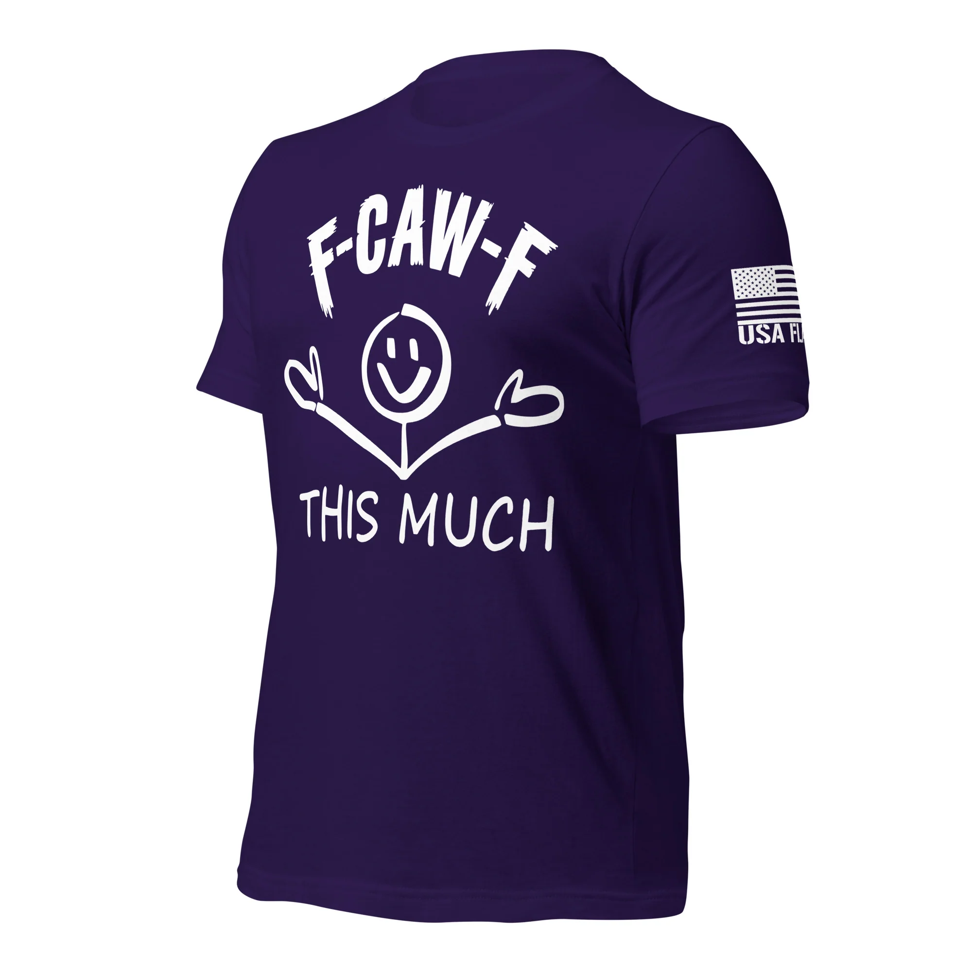 F-CAW-F This Much Smiley T-Shirt | Unisex T-Shirts | DTG Printing - Image 23