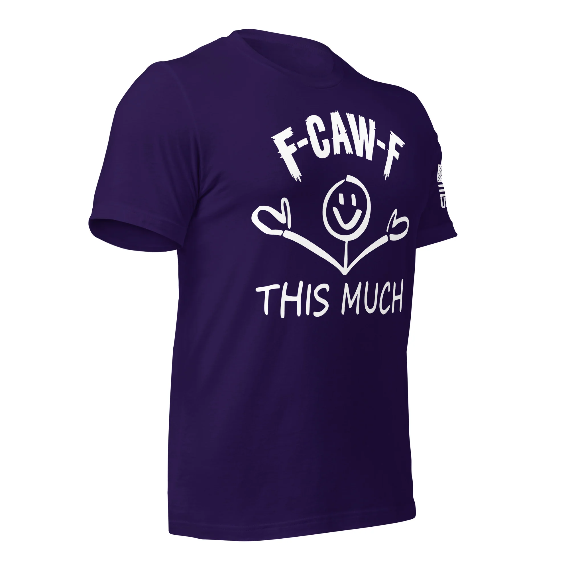 F-CAW-F This Much Smiley T-Shirt | Unisex T-Shirts | DTG Printing - Image 24