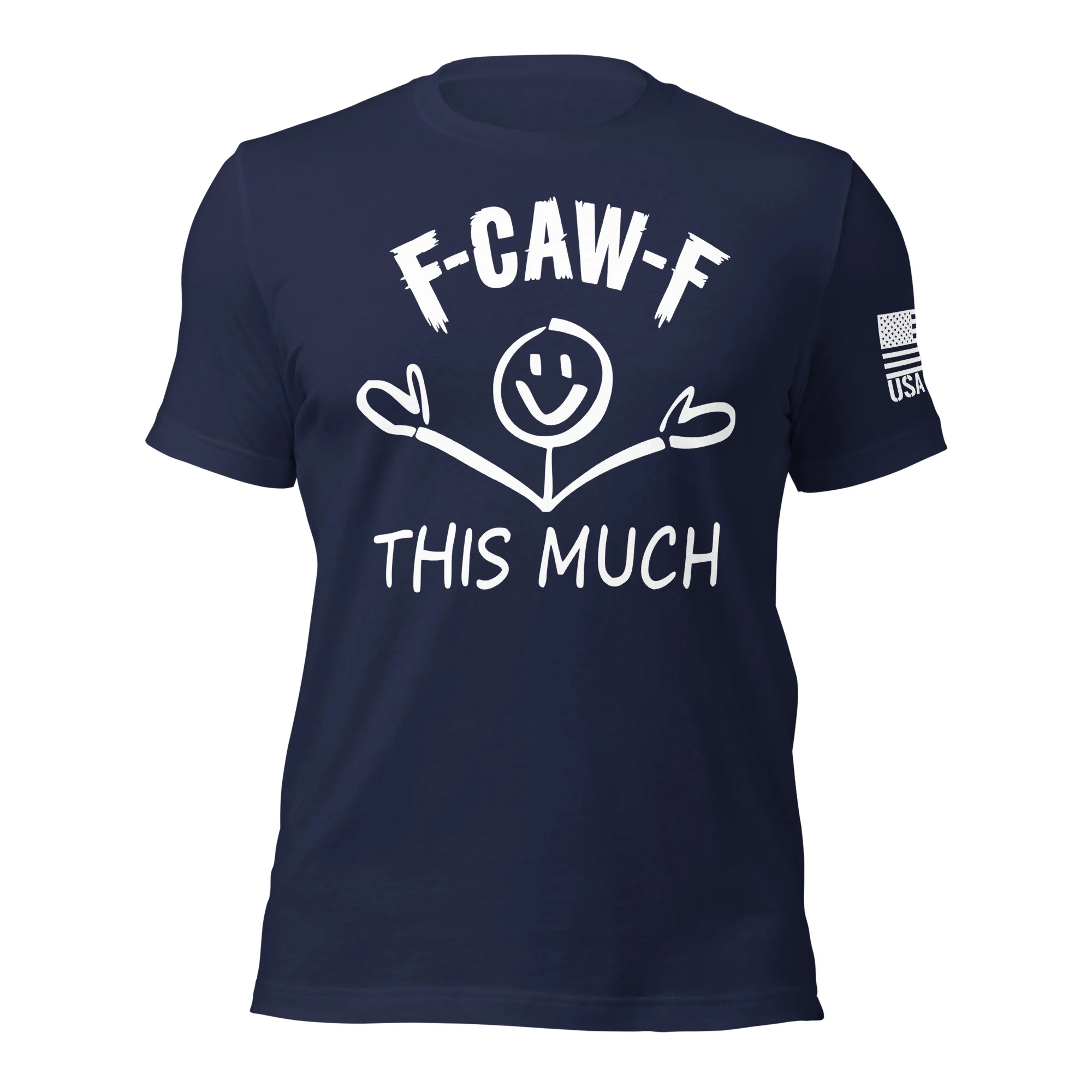 F-CAW-F This Much Smiley T-Shirt | Unisex T-Shirts | DTG Printing - Image 25