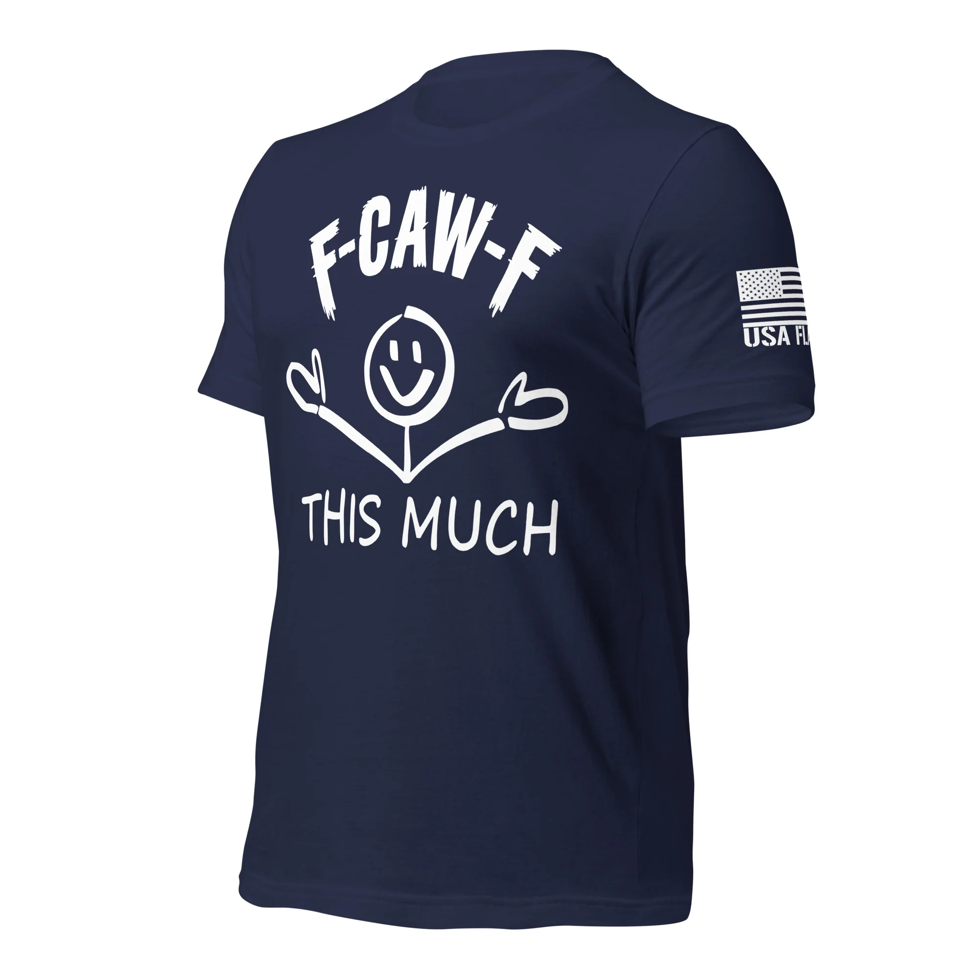 F-CAW-F This Much Smiley T-Shirt | Unisex T-Shirts | DTG Printing - Image 27
