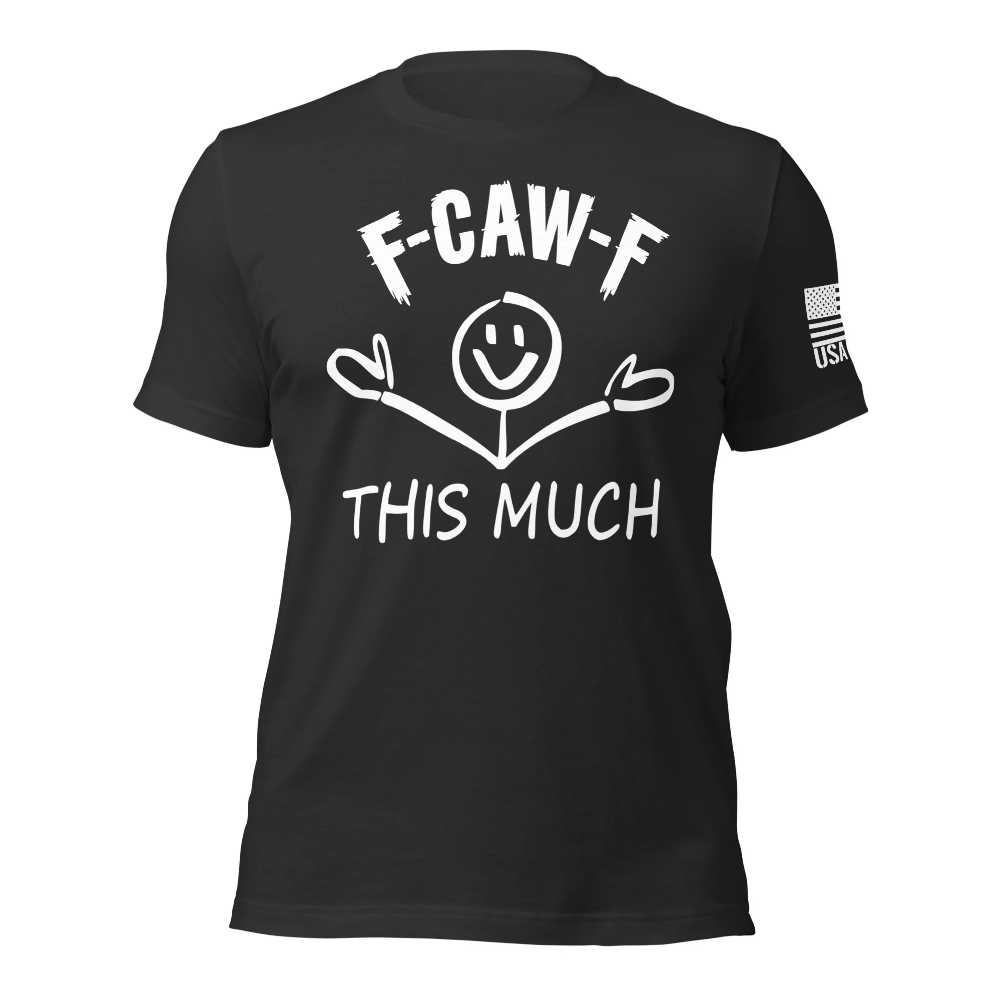 F-CAW-F This Much Smiley T-Shirt | Unisex T-Shirts | DTG Printing - Image 29