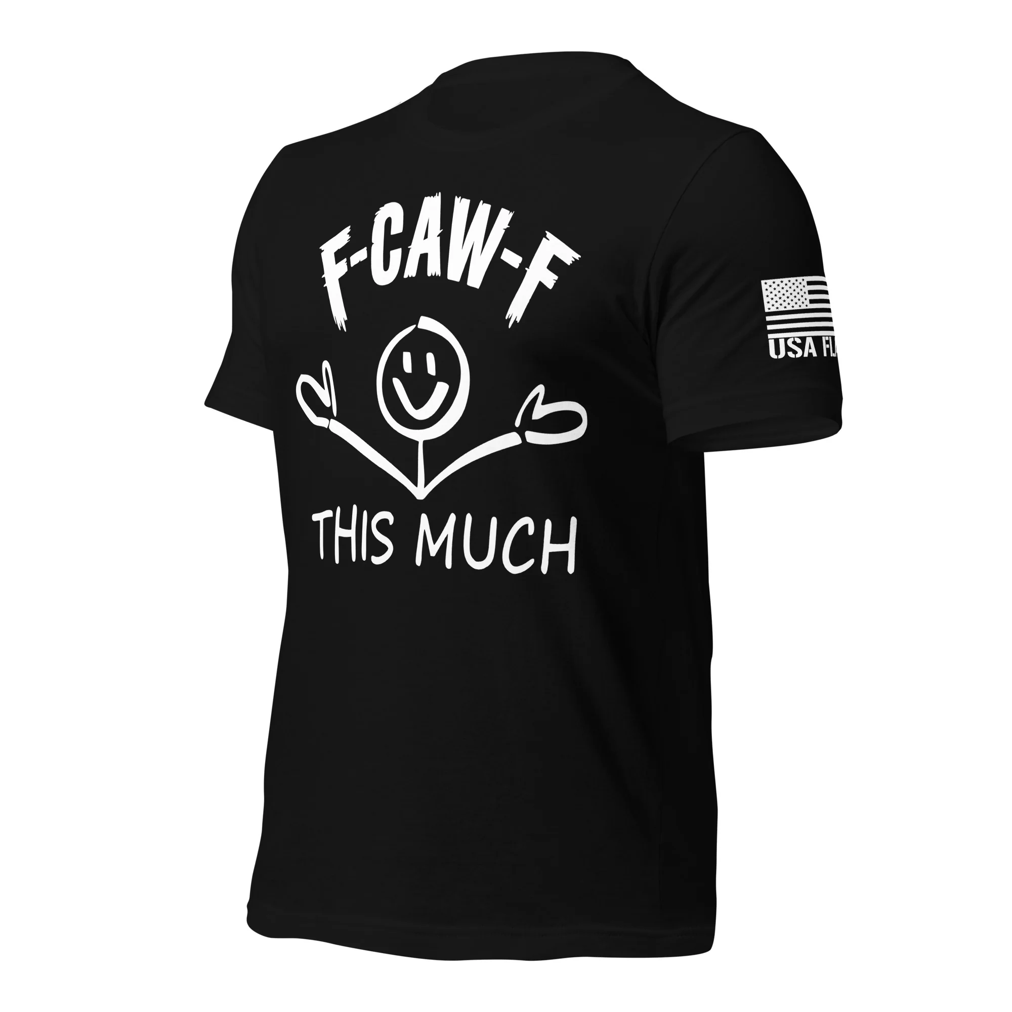 F-CAW-F This Much Smiley T-Shirt | Unisex T-Shirts | DTG Printing - Image 3