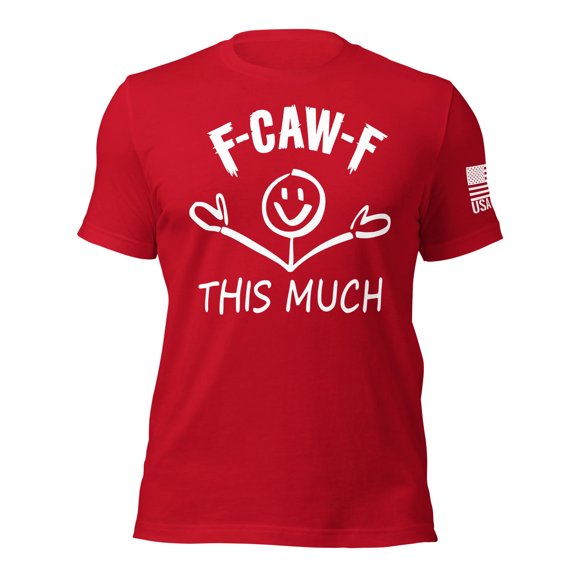 F-CAW-F This Much Smiley T-Shirt | Unisex T-Shirts | DTG Printing - Image 33
