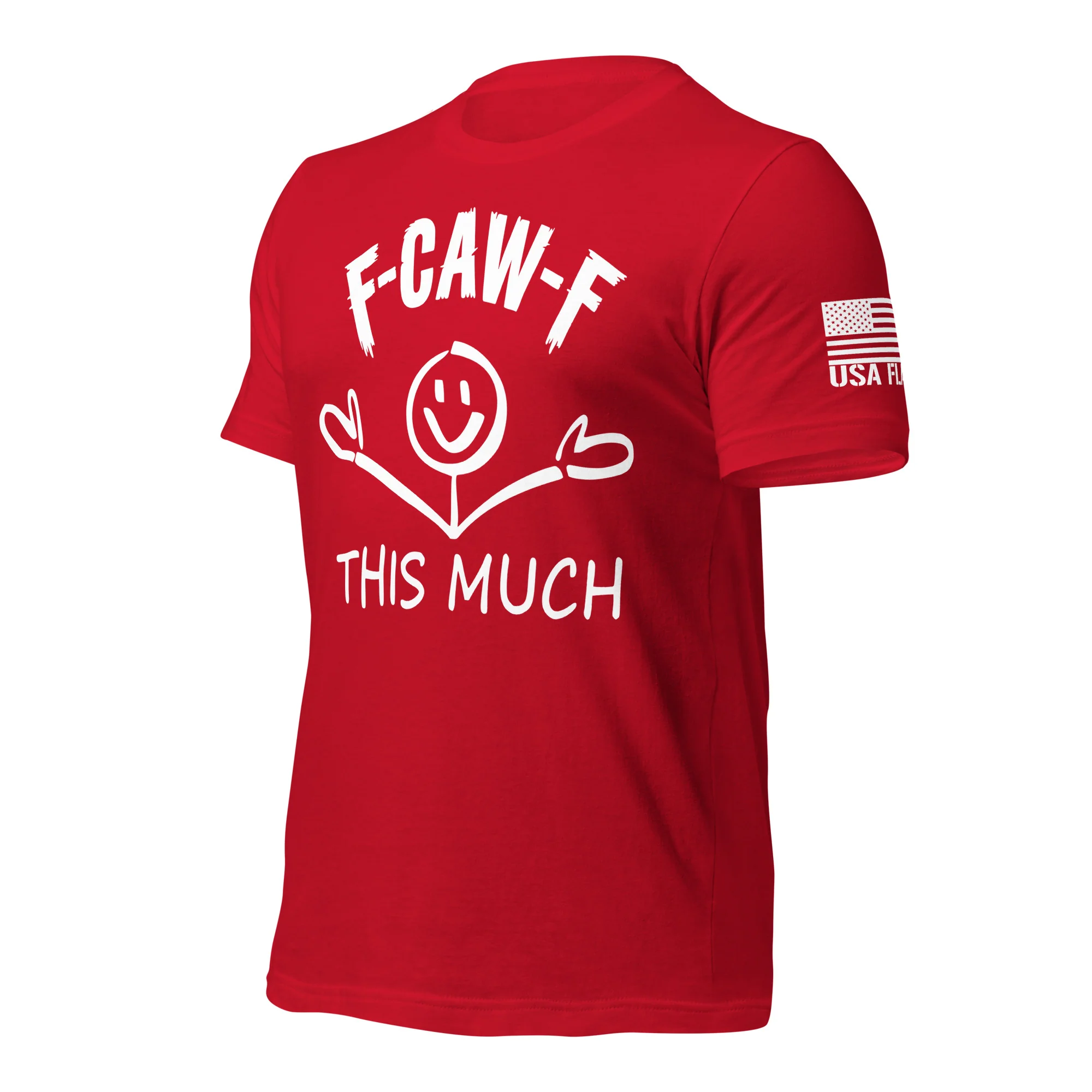 F-CAW-F This Much Smiley T-Shirt | Unisex T-Shirts | DTG Printing - Image 35