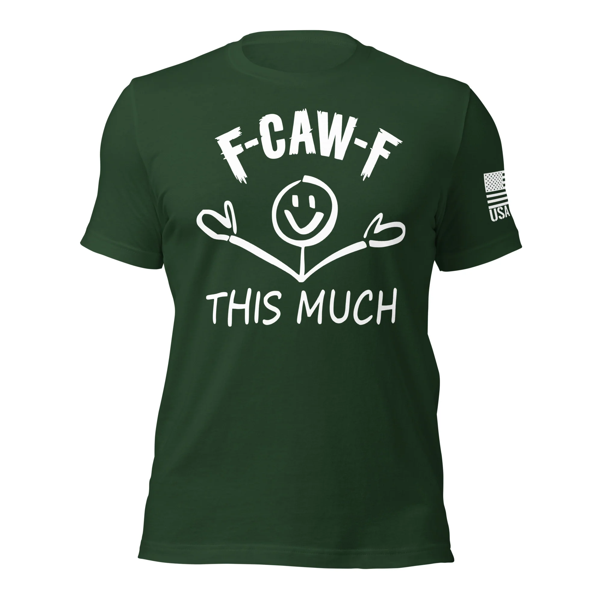 F-CAW-F This Much Smiley T-Shirt | Unisex T-Shirts | DTG Printing - Image 37