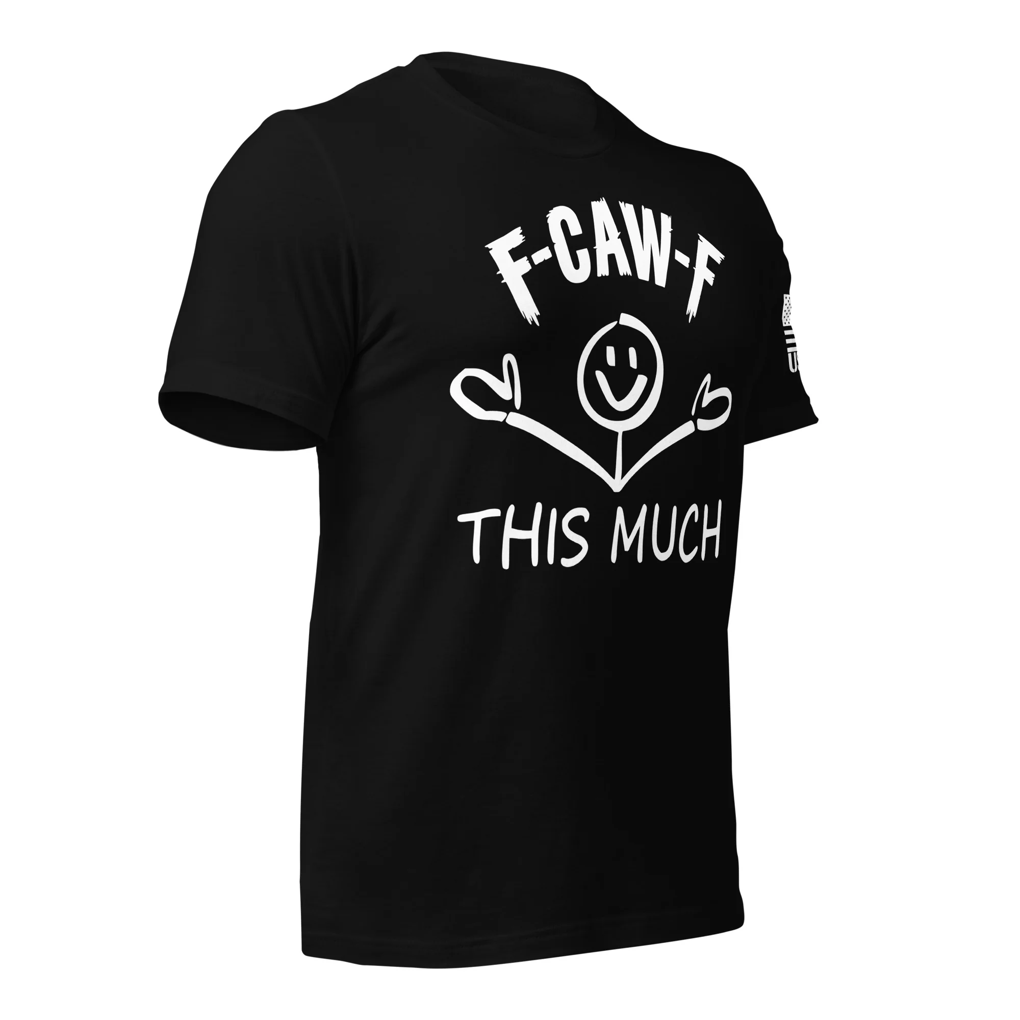 F-CAW-F This Much Smiley T-Shirt | Unisex T-Shirts | DTG Printing - Image 4