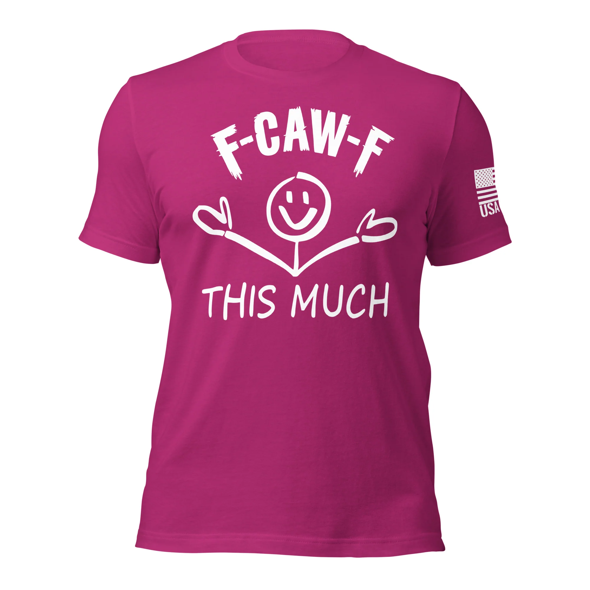 F-CAW-F This Much Smiley T-Shirt | Unisex T-Shirts | DTG Printing - Image 45