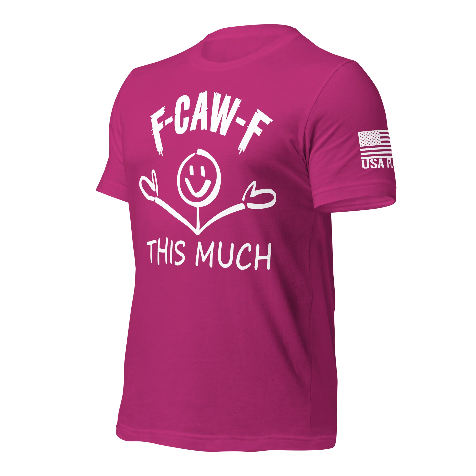 F-CAW-F This Much Smiley T-Shirt | Unisex T-Shirts | DTG Printing - Image 47