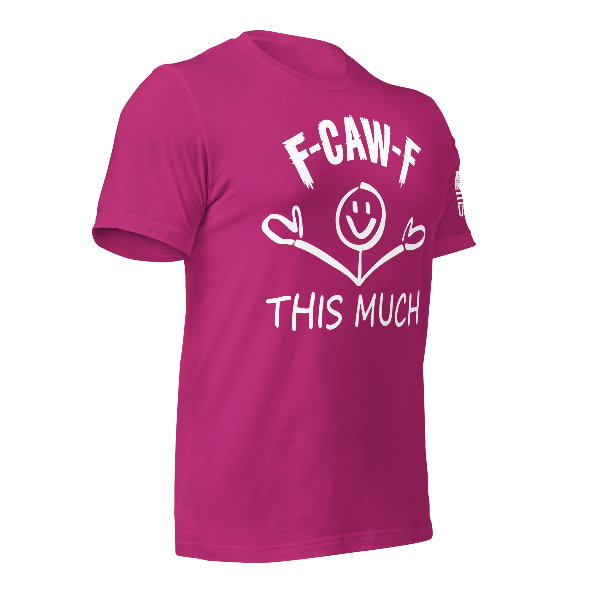 F-CAW-F This Much Smiley T-Shirt | Unisex T-Shirts | DTG Printing - Image 48