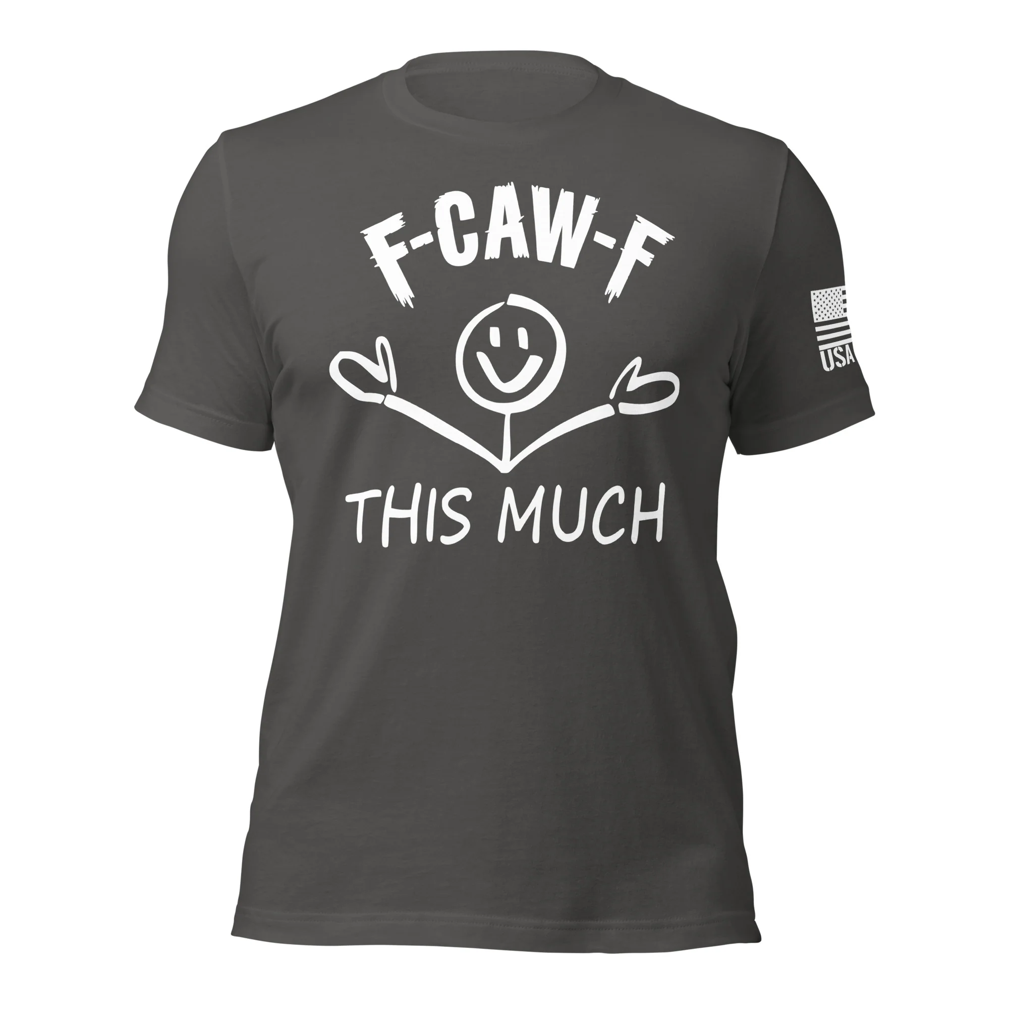 F-CAW-F This Much Smiley T-Shirt | Unisex T-Shirts | DTG Printing - Image 49