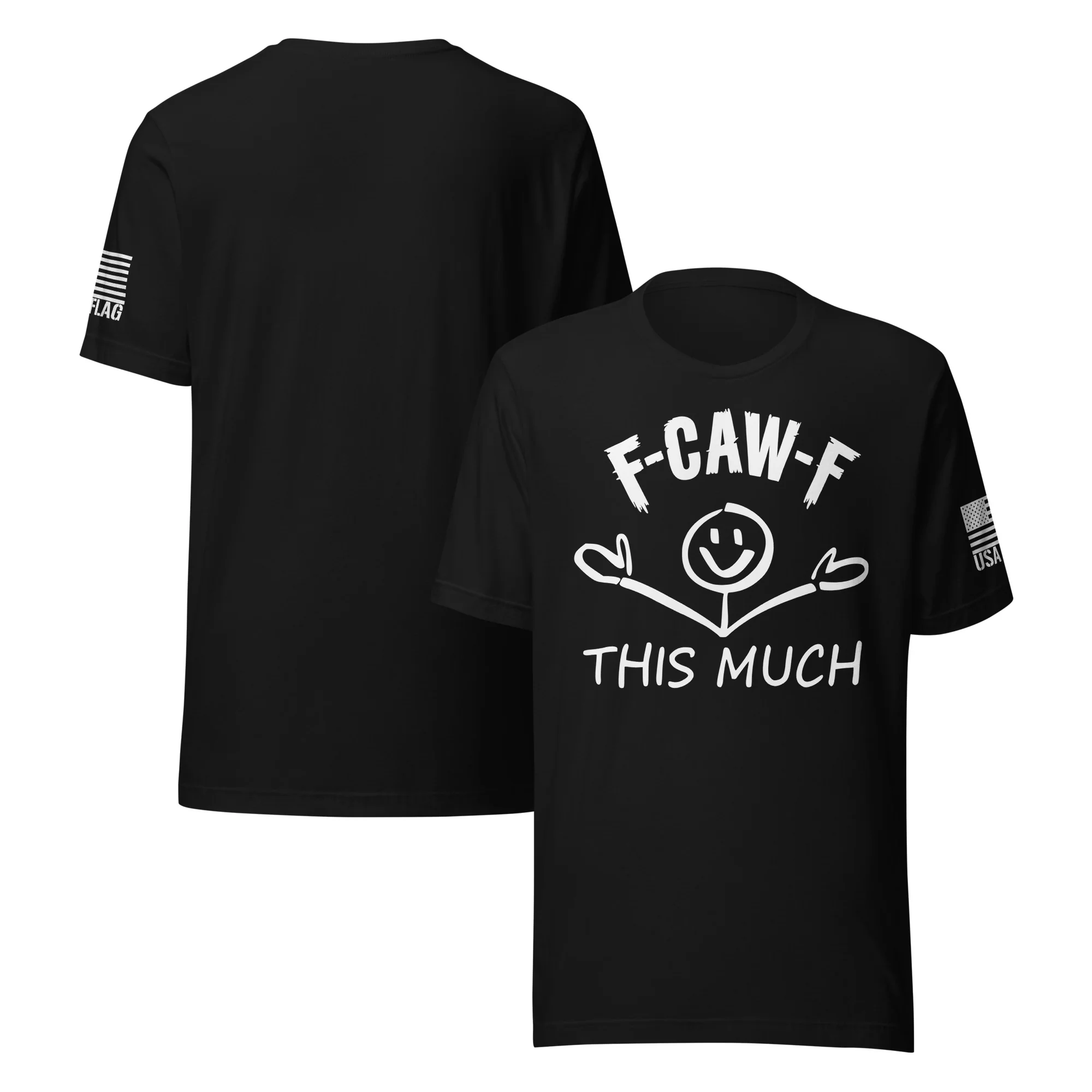 F-CAW-F This Much Smiley T-Shirt | Unisex T-Shirts | DTG Printing - Image 5