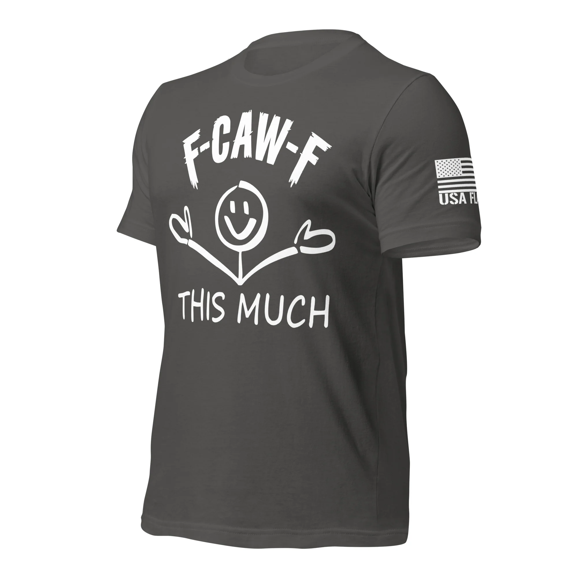 F-CAW-F This Much Smiley T-Shirt | Unisex T-Shirts | DTG Printing - Image 51