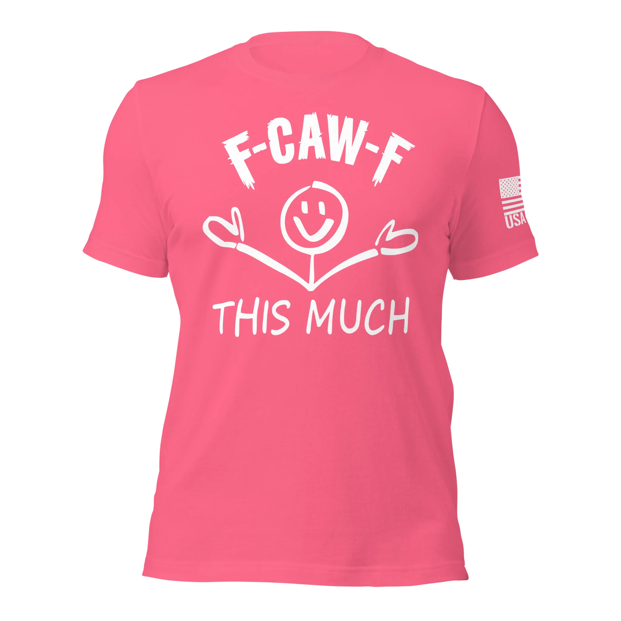 F-CAW-F This Much Smiley T-Shirt | Unisex T-Shirts | DTG Printing - Image 65