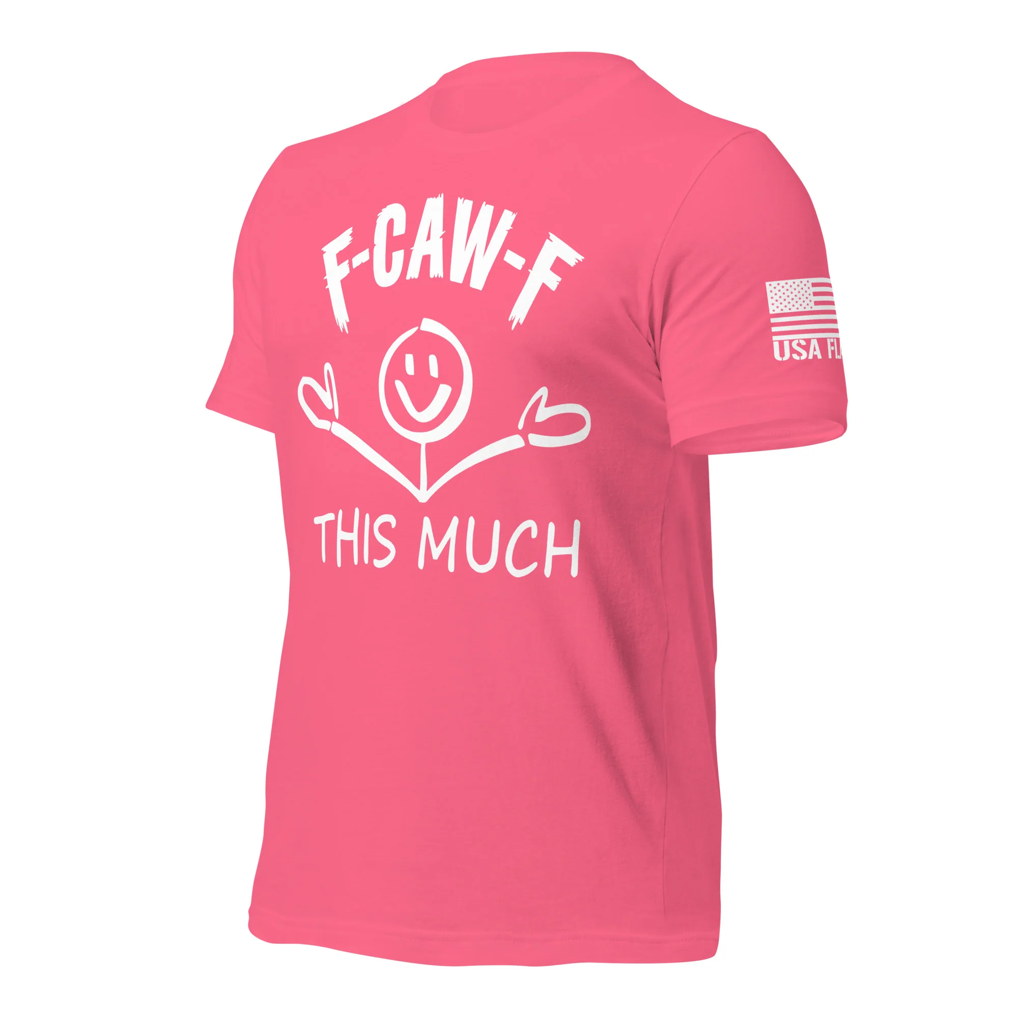 F-CAW-F This Much Smiley T-Shirt | Unisex T-Shirts | DTG Printing - Image 67