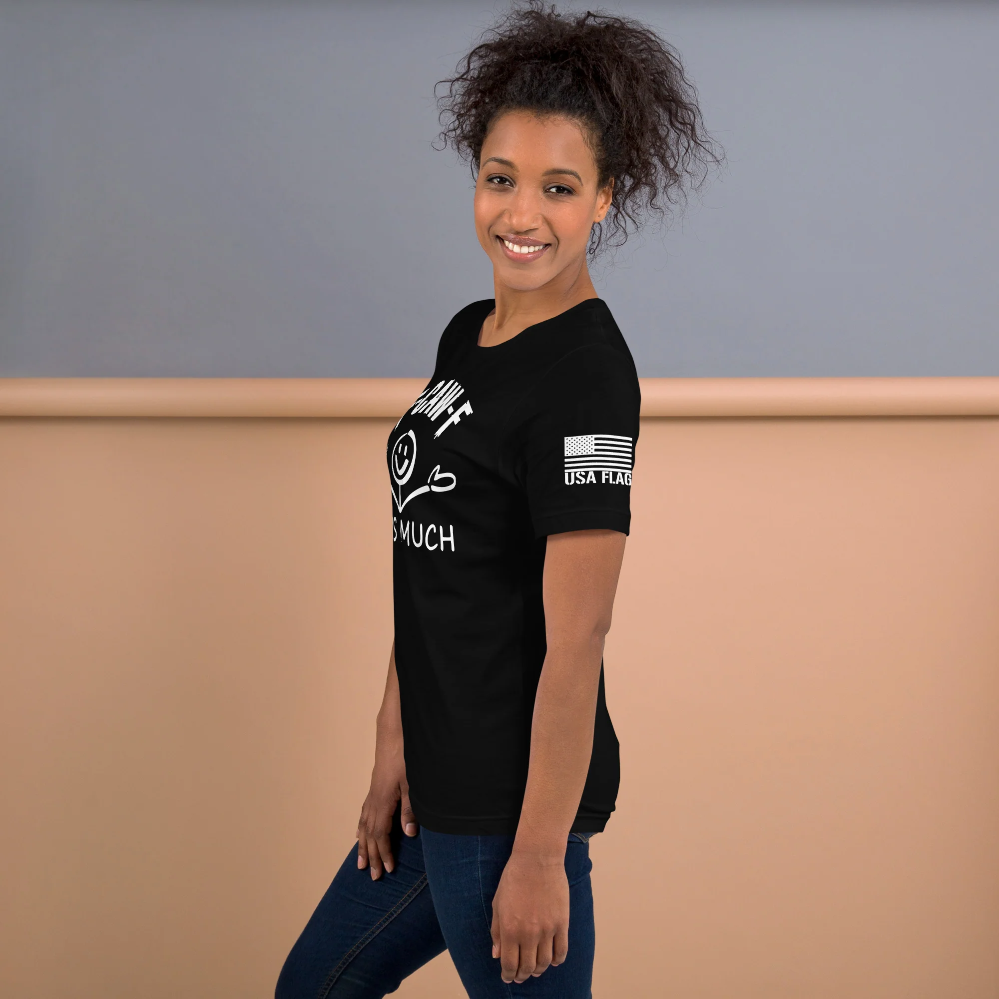 F-CAW-F This Much Smiley T-Shirt | Unisex T-Shirts | DTG Printing - Image 8