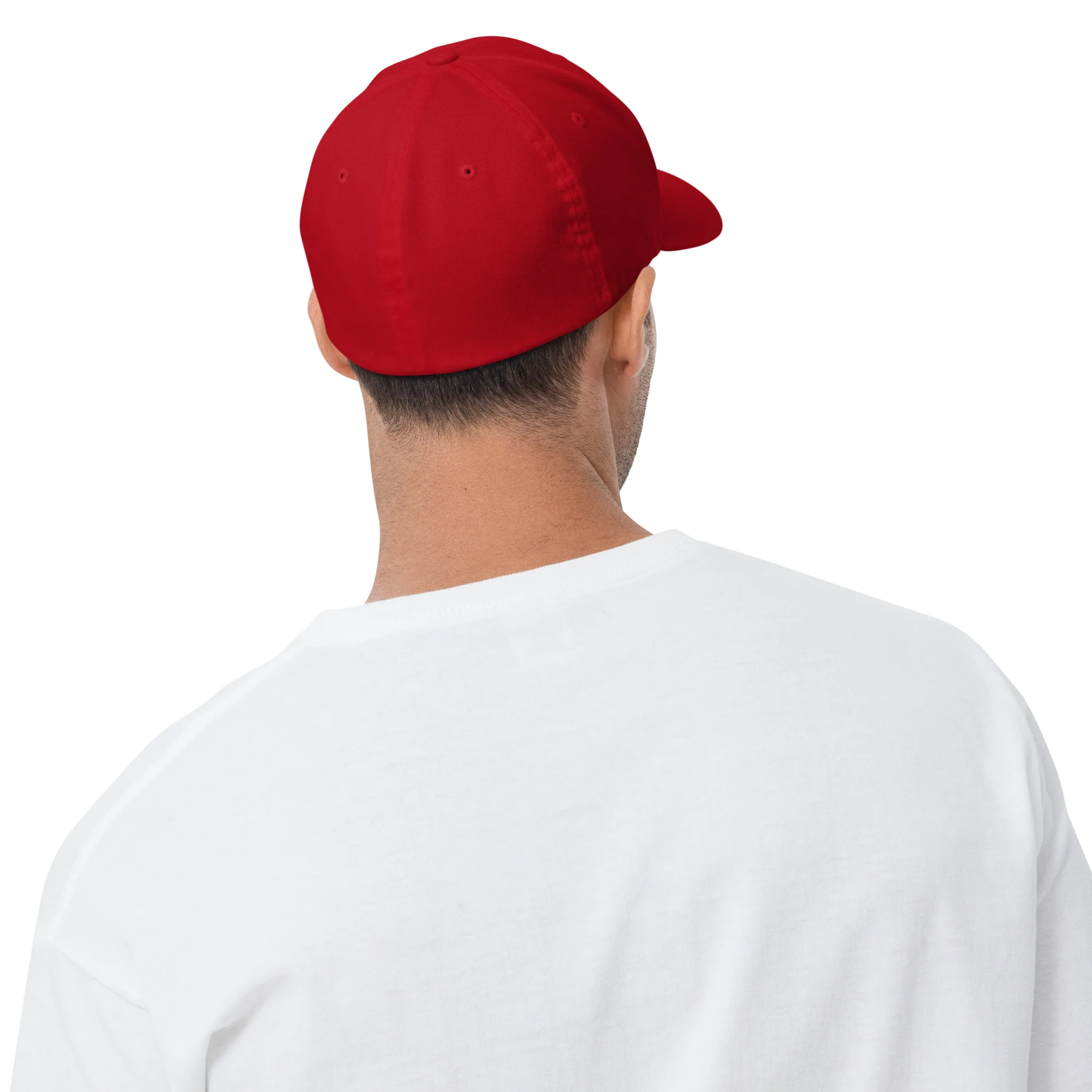 Flexfit Cap | White Embroidered USA - Image 11