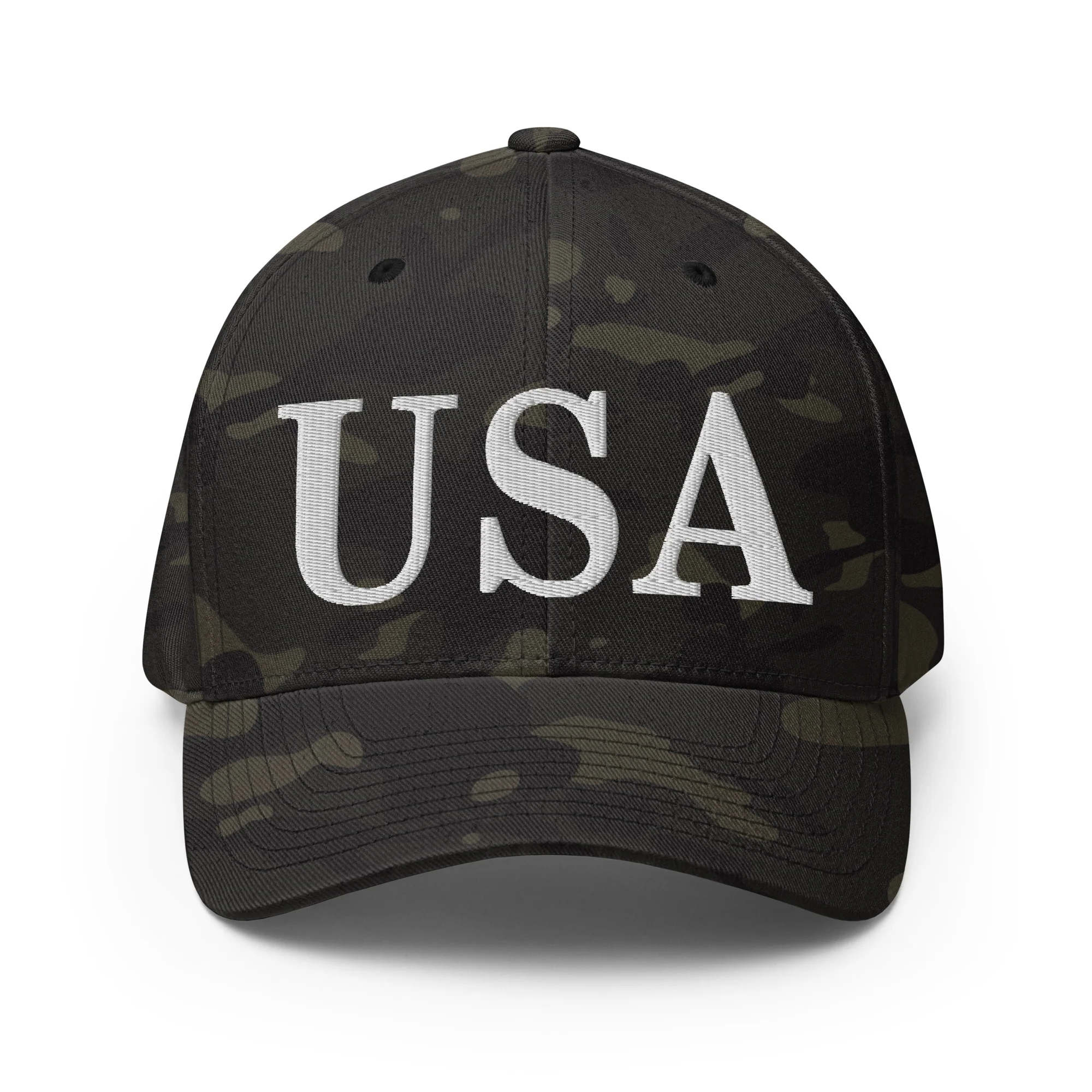 Flexfit Cap | White Embroidered USA - Image 17