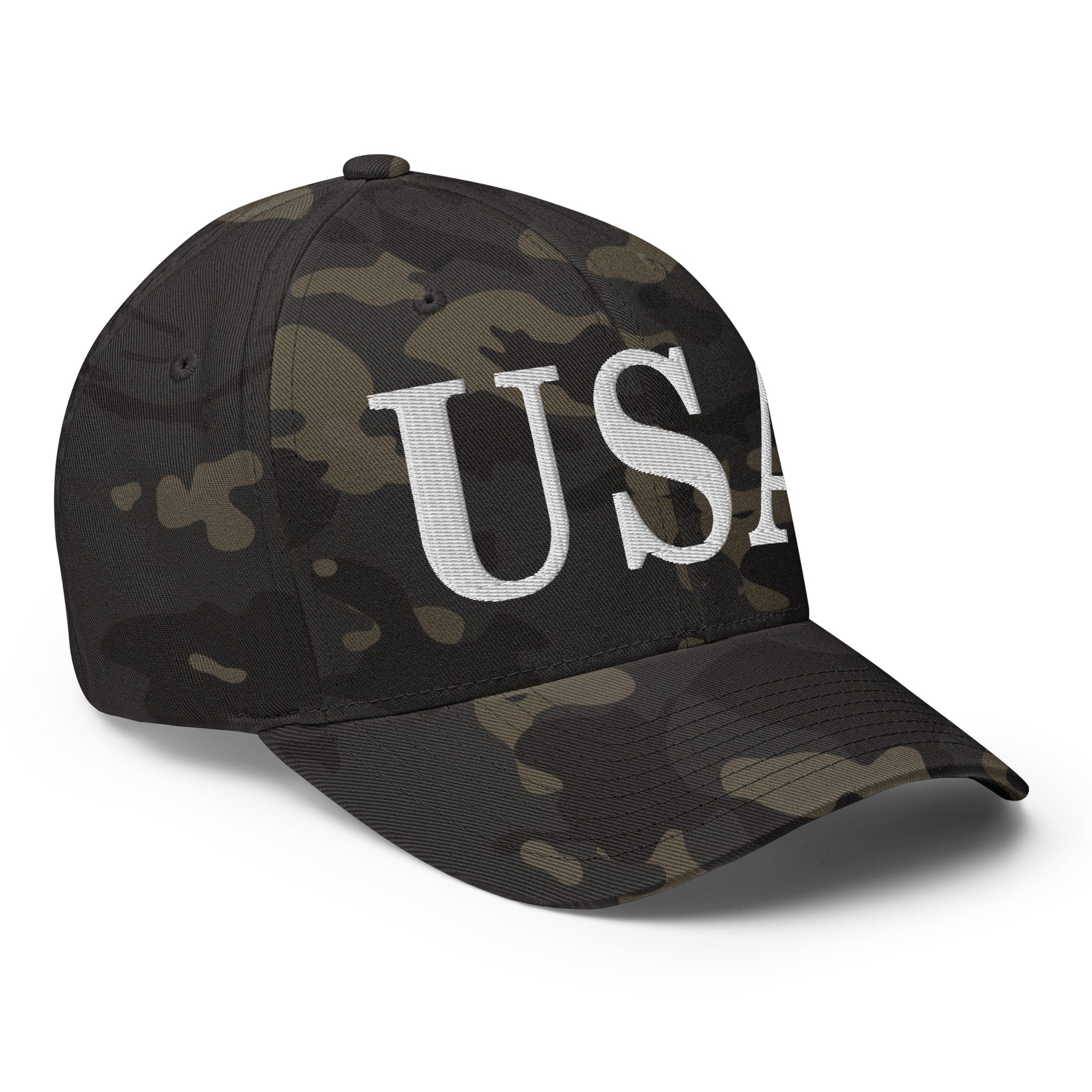 Flexfit Cap | White Embroidered USA - Image 22