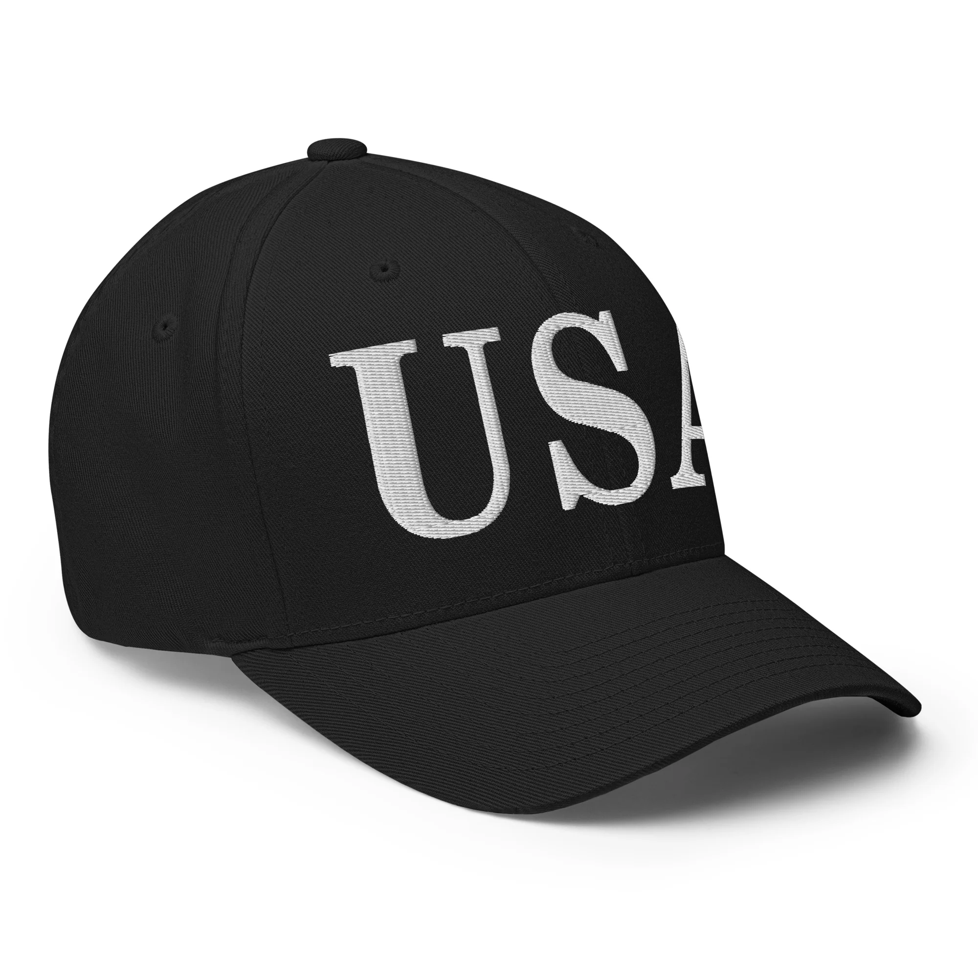 Flexfit Cap | White Embroidered USA - Image 34