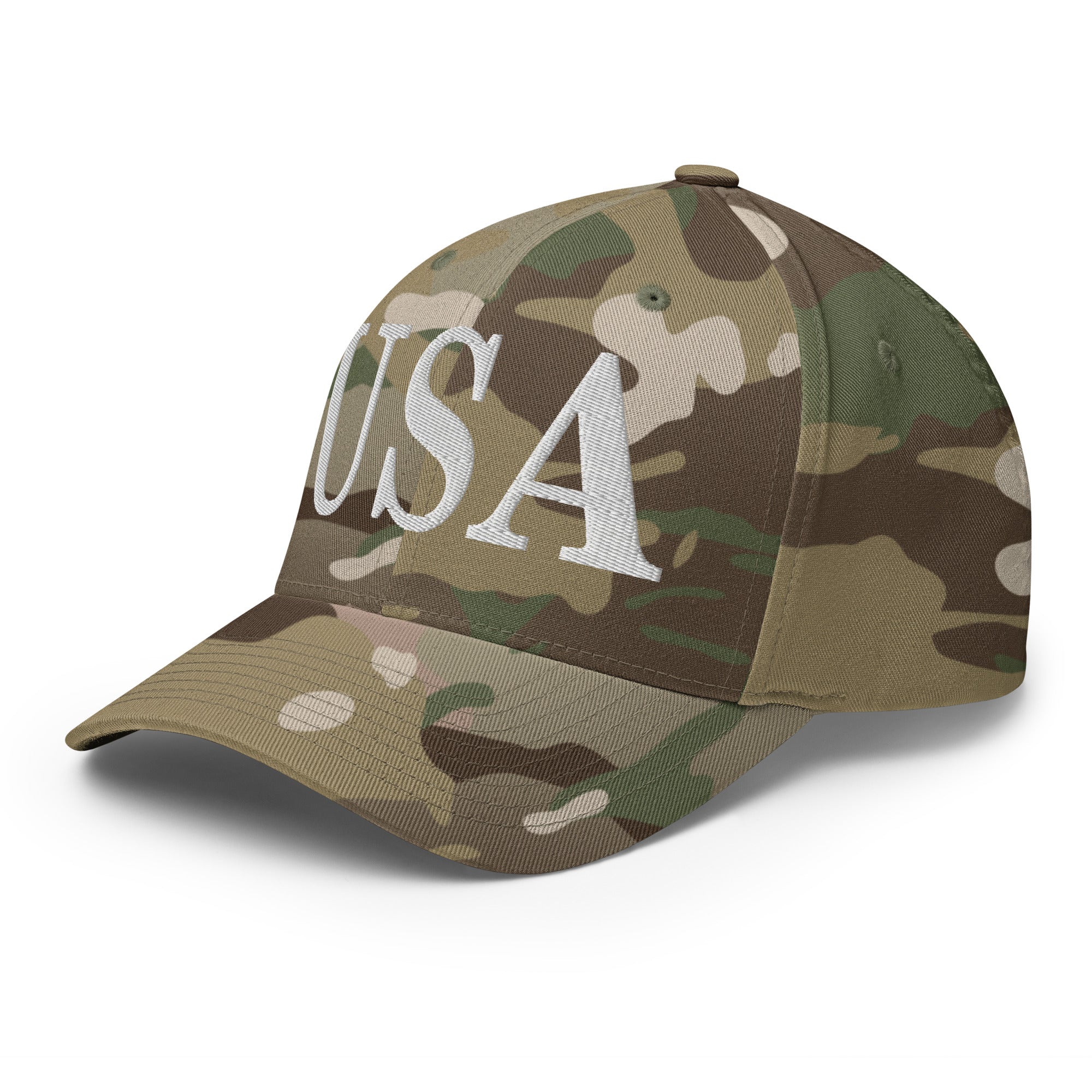 Flexfit Cap | White Embroidered USA - Image 56