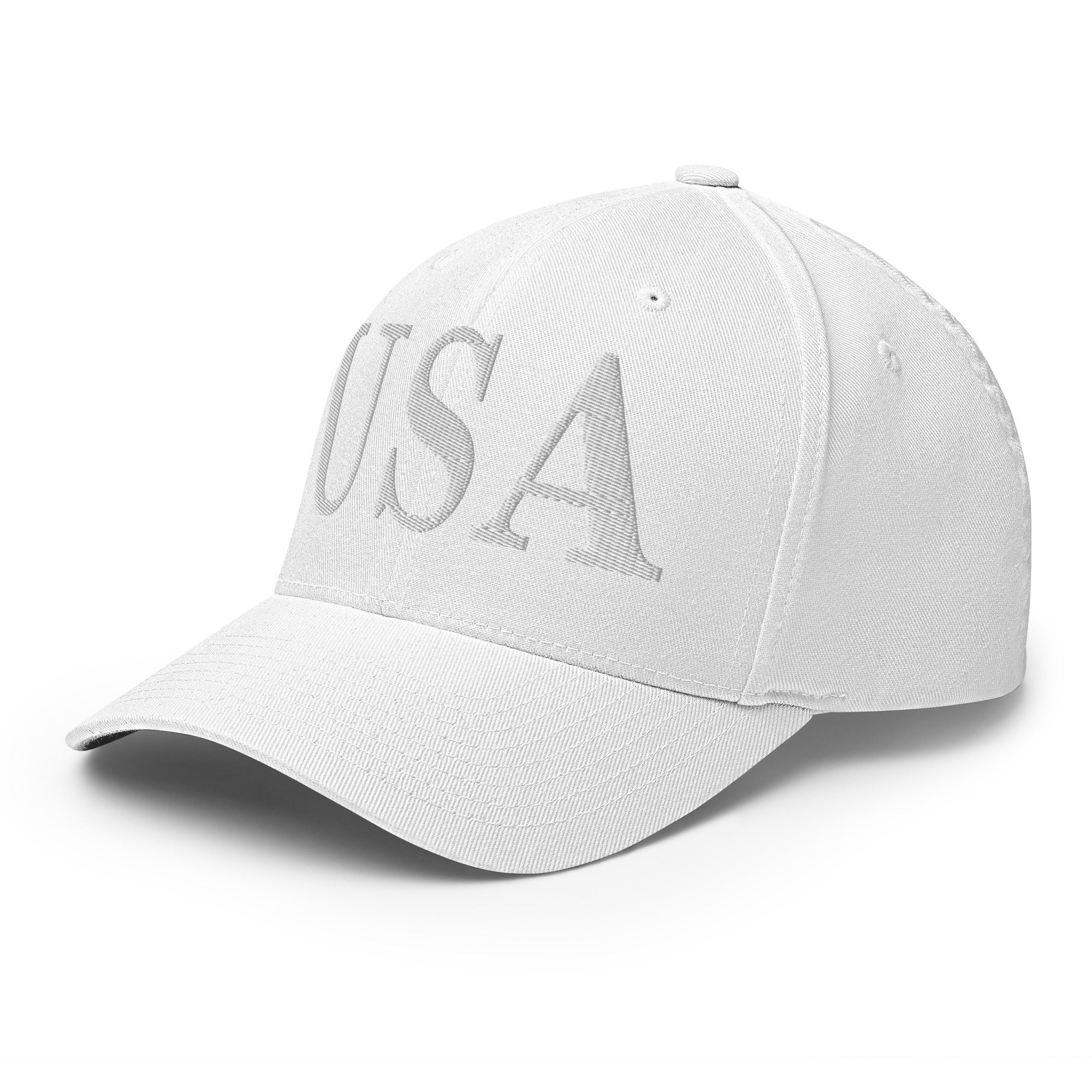 Flexfit Cap | White Embroidered USA - Image 74