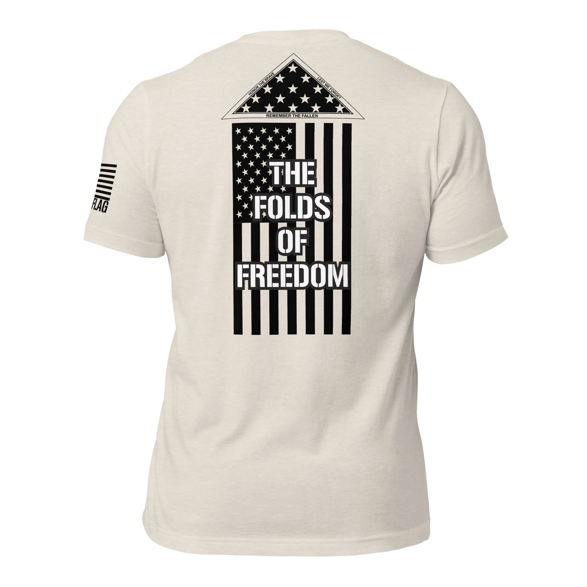 Folds of Freedom T-Shirt | Unisex Shirt | Patriotic DTG Printing - Image 13