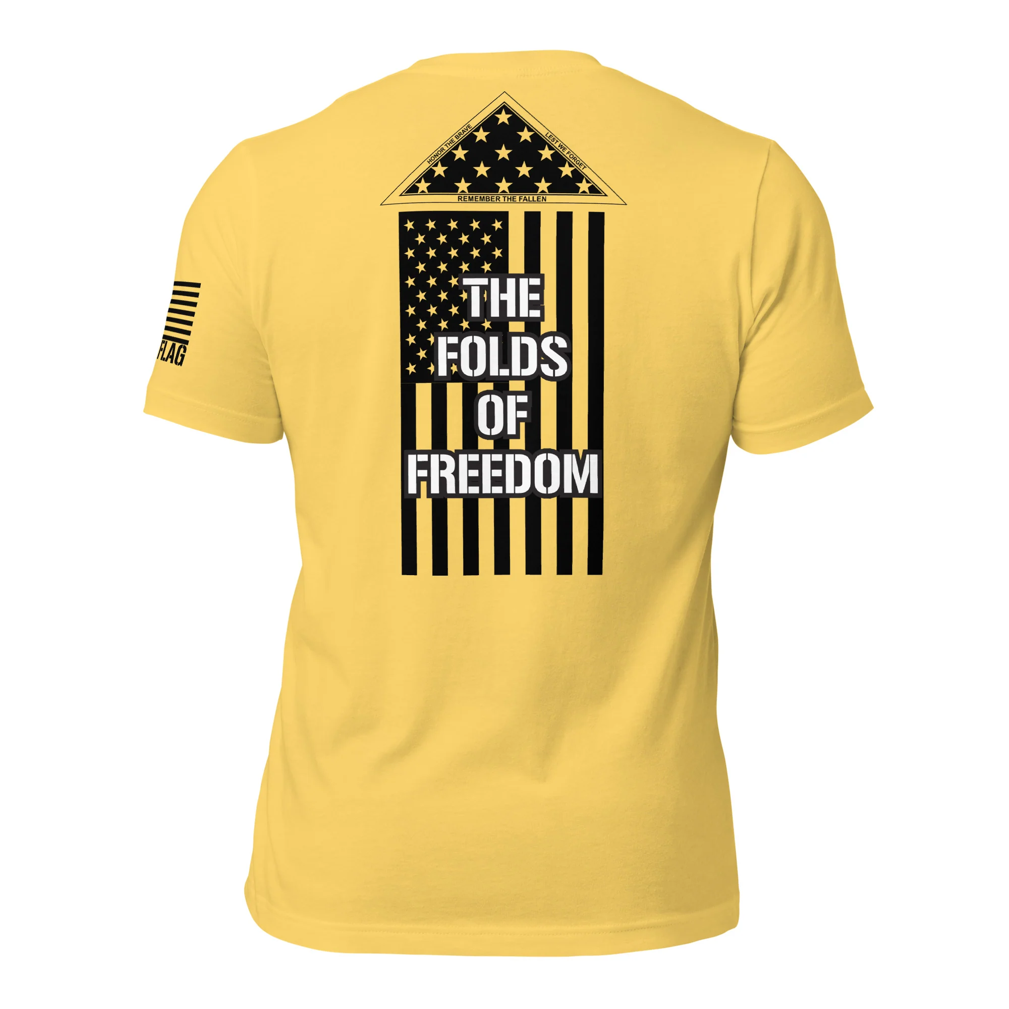 Folds of Freedom T-Shirt | Unisex Shirt | Patriotic DTG Printing - Image 17