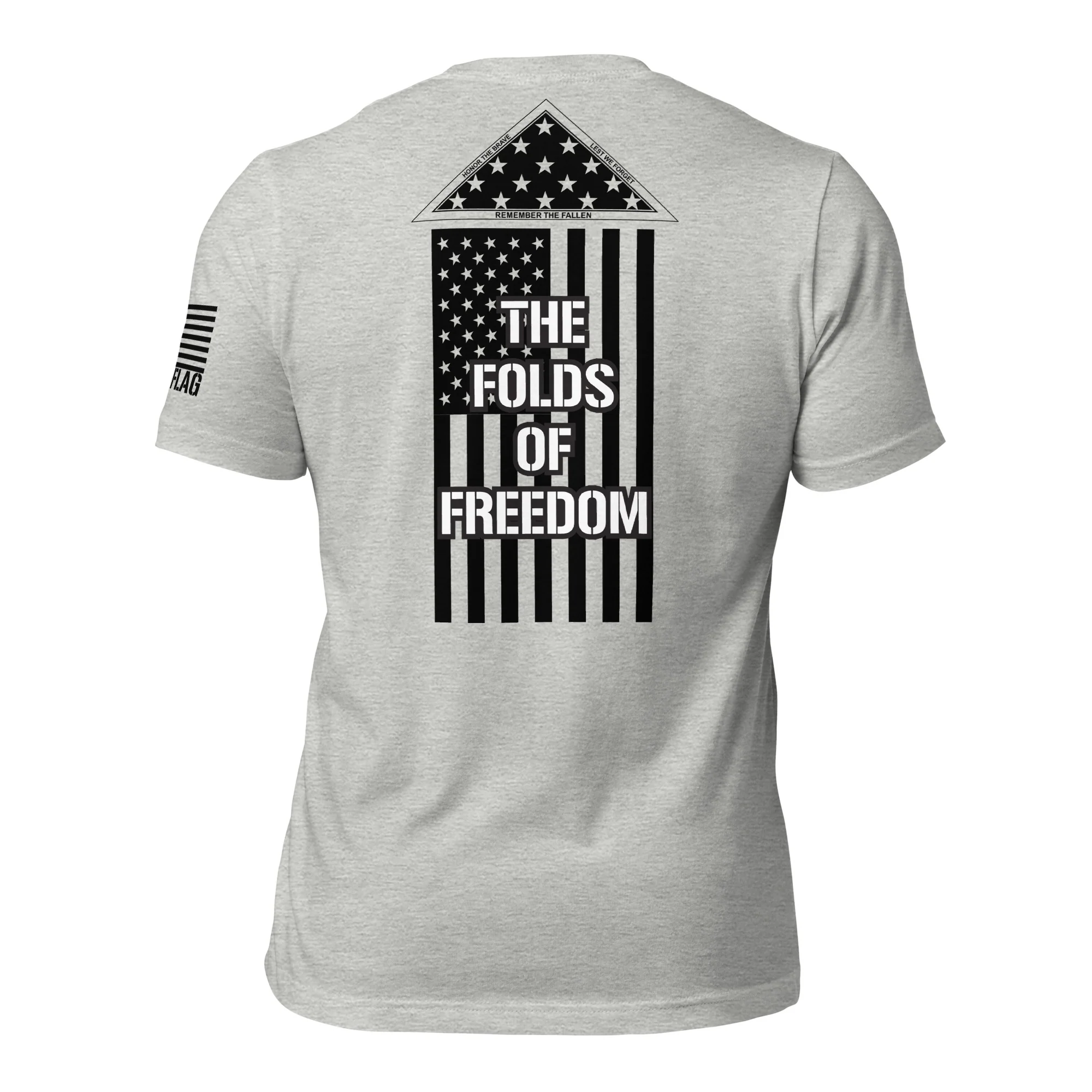 Folds of Freedom T-Shirt | Unisex Shirt | Patriotic DTG Printing - Image 25