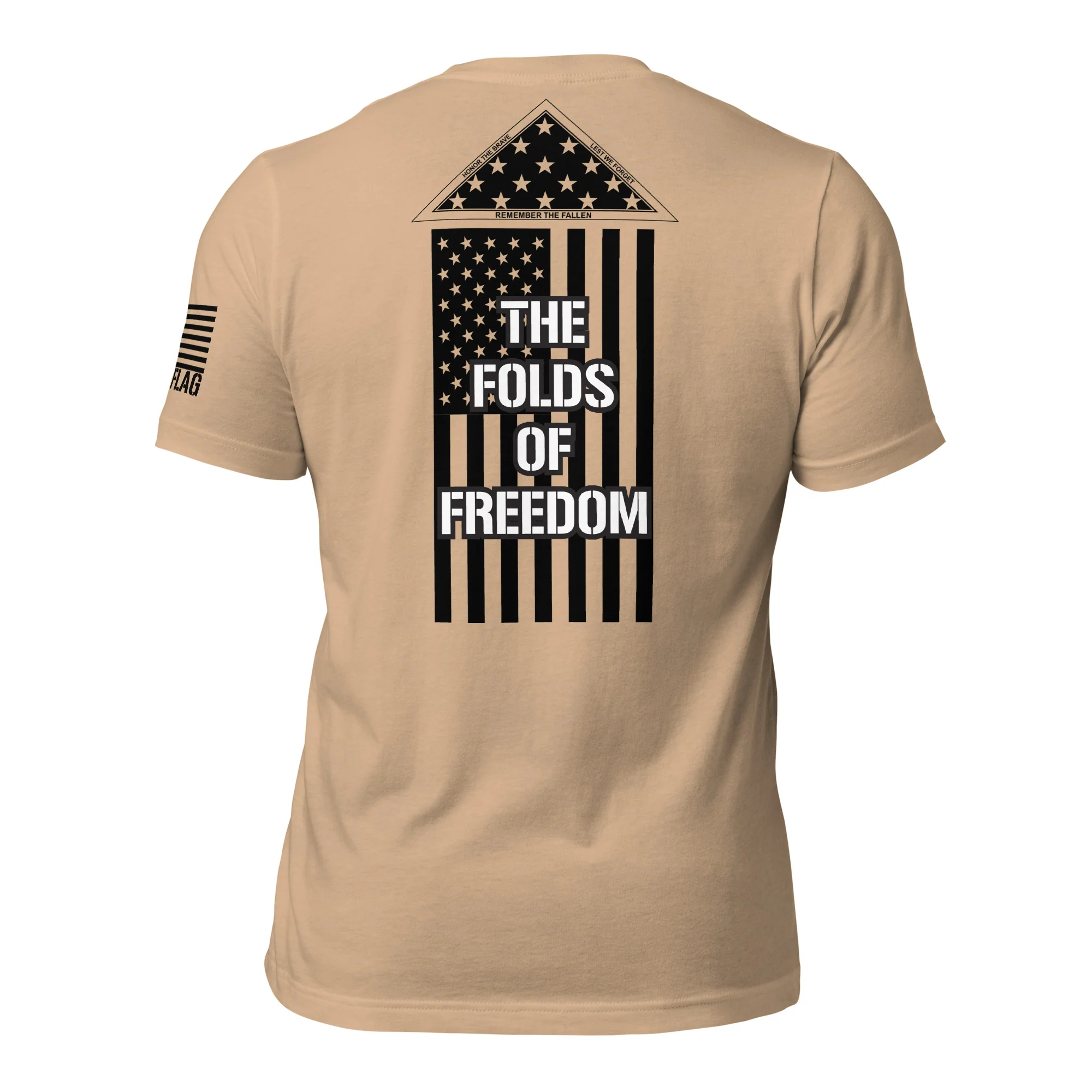 Folds of Freedom T-Shirt | Unisex Shirt | Patriotic DTG Printing - Image 29
