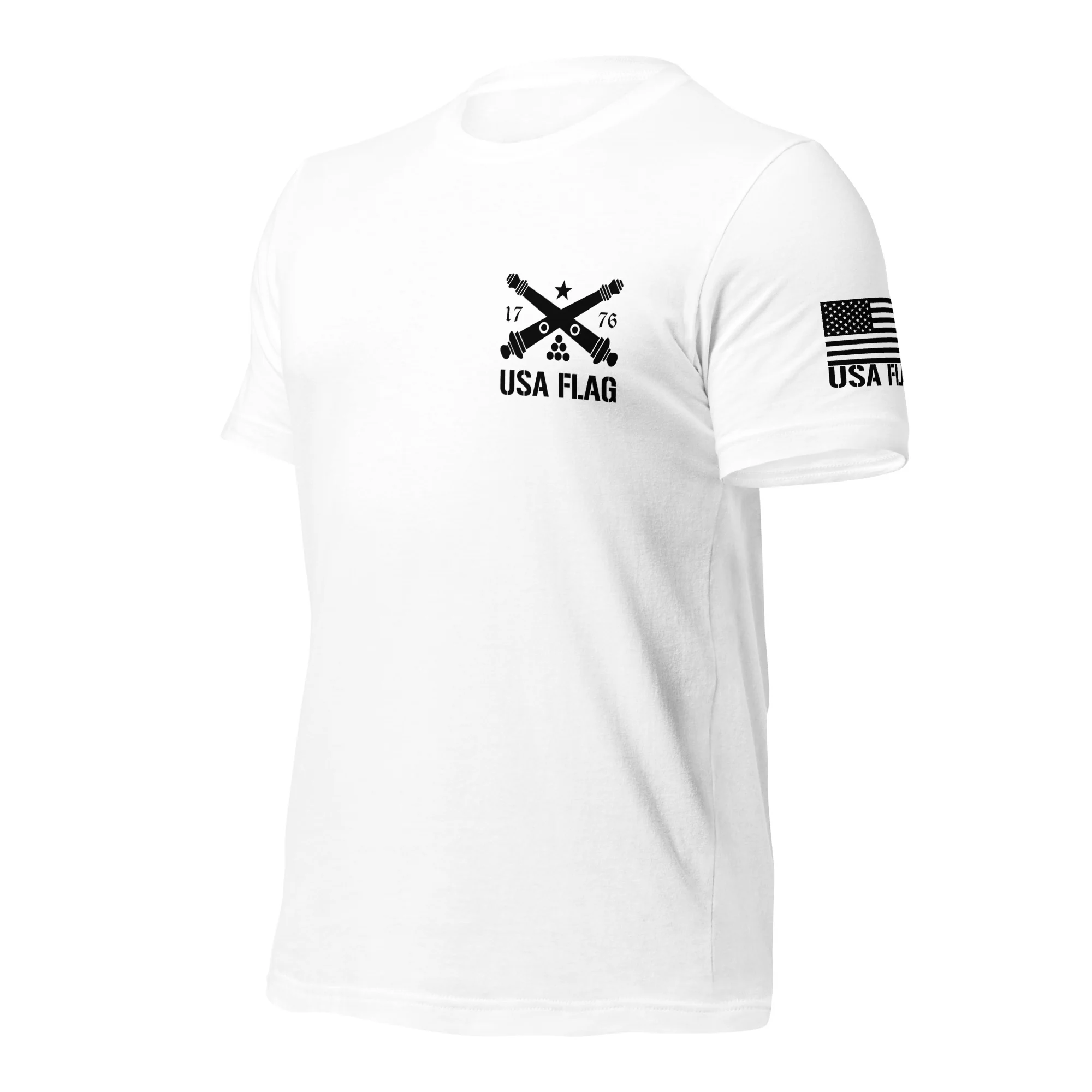 Folds of Freedom T-Shirt | Unisex Shirt | Patriotic DTG Printing - Image 3