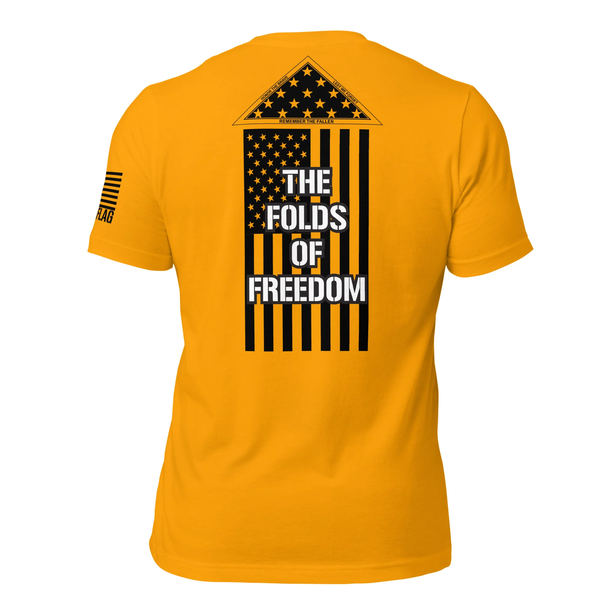 Folds of Freedom T-Shirt | Unisex Shirt | Patriotic DTG Printing - Image 33