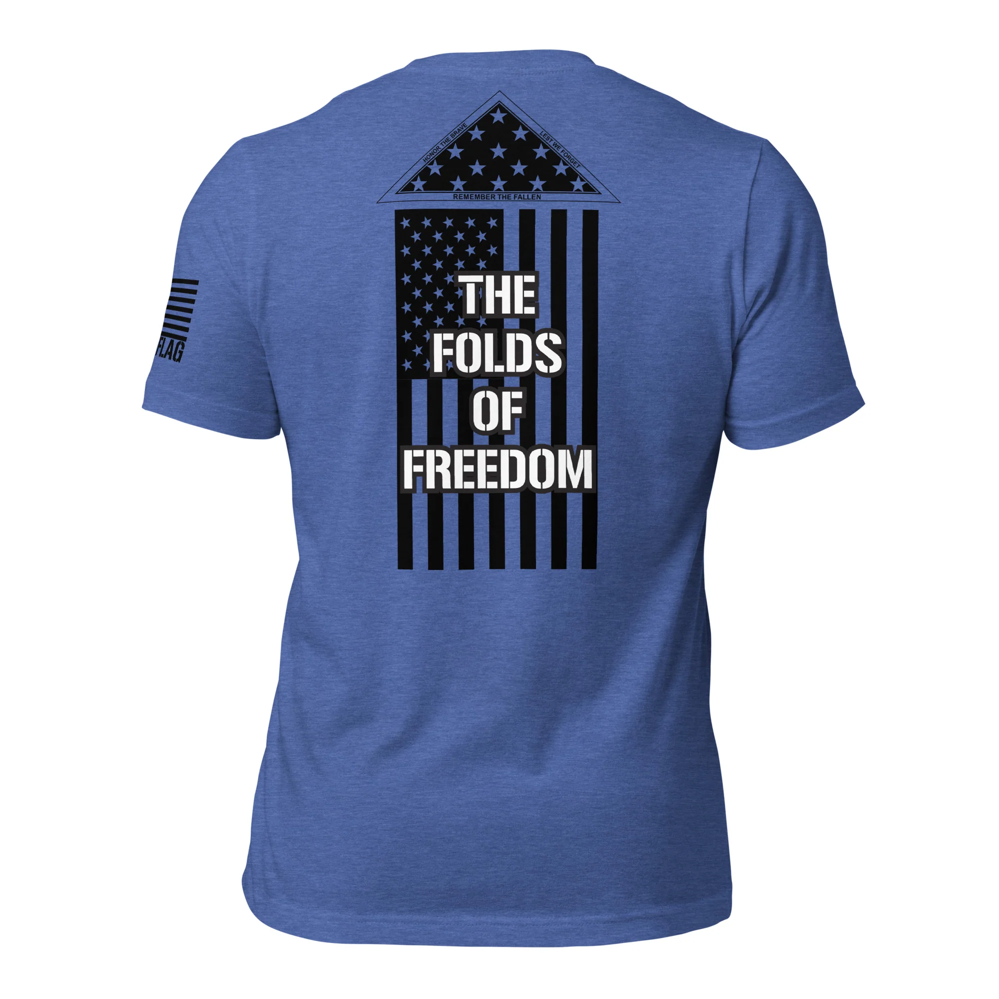 Folds of Freedom T-Shirt | Unisex Shirt | Patriotic DTG Printing - Image 45