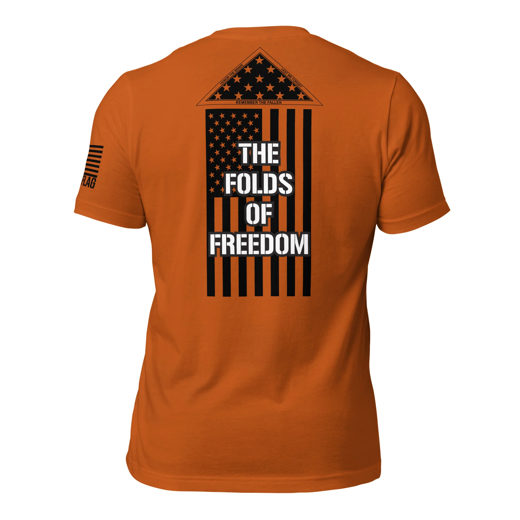 Folds of Freedom T-Shirt | Unisex Shirt | Patriotic DTG Printing - Image 49
