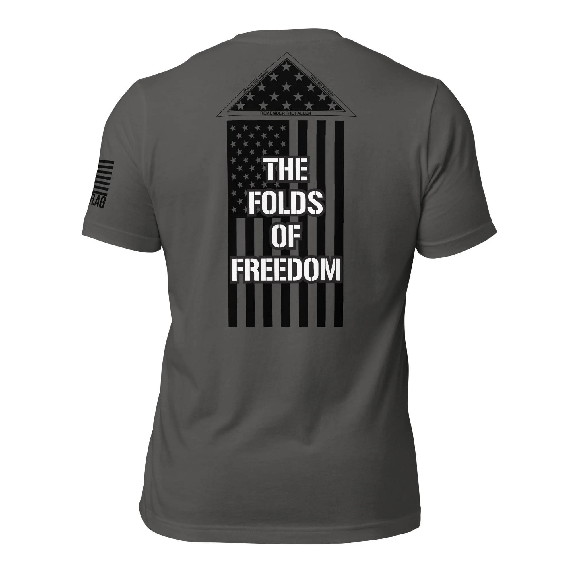 Folds of Freedom T-Shirt | Unisex Shirt | Patriotic DTG Printing - Image 57