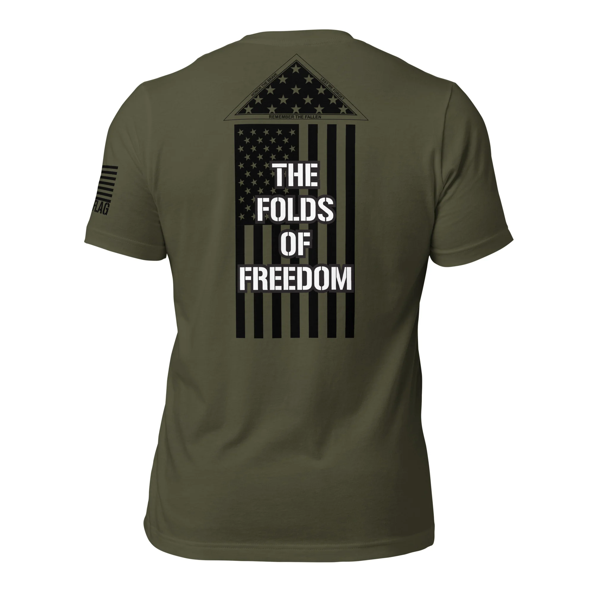 Folds of Freedom T-Shirt | Unisex Shirt | Patriotic DTG Printing - Image 61