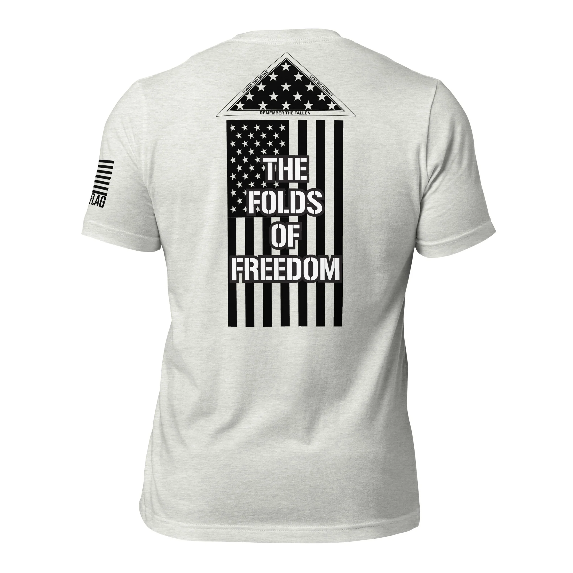 Folds of Freedom T-Shirt | Unisex Shirt | Patriotic DTG Printing - Image 9