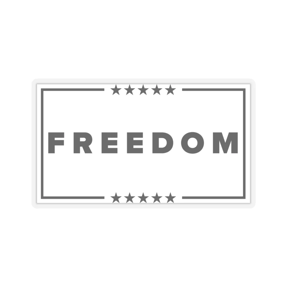 Freedom Flag Sticker - Image 5