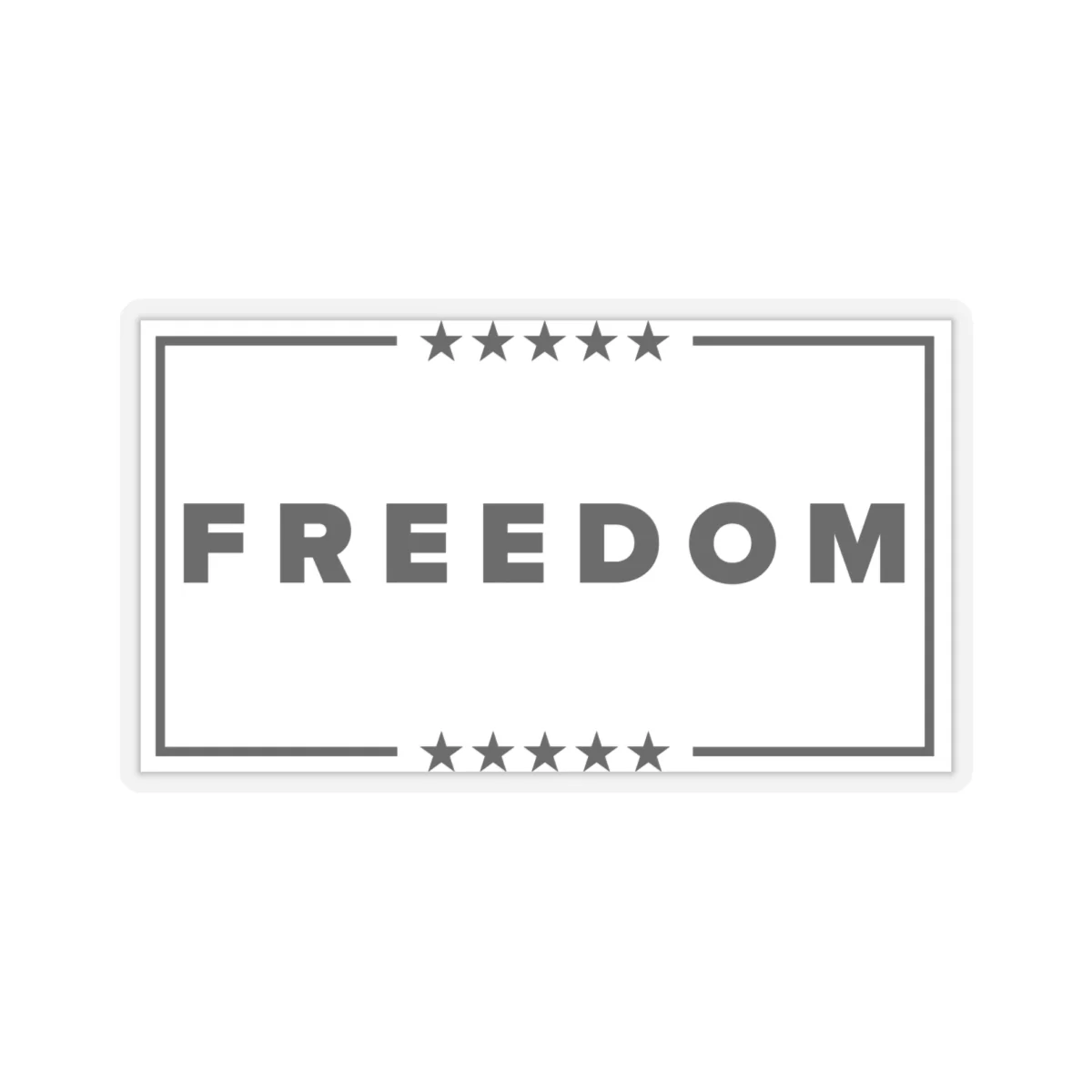 Freedom Flag Sticker - Image 7