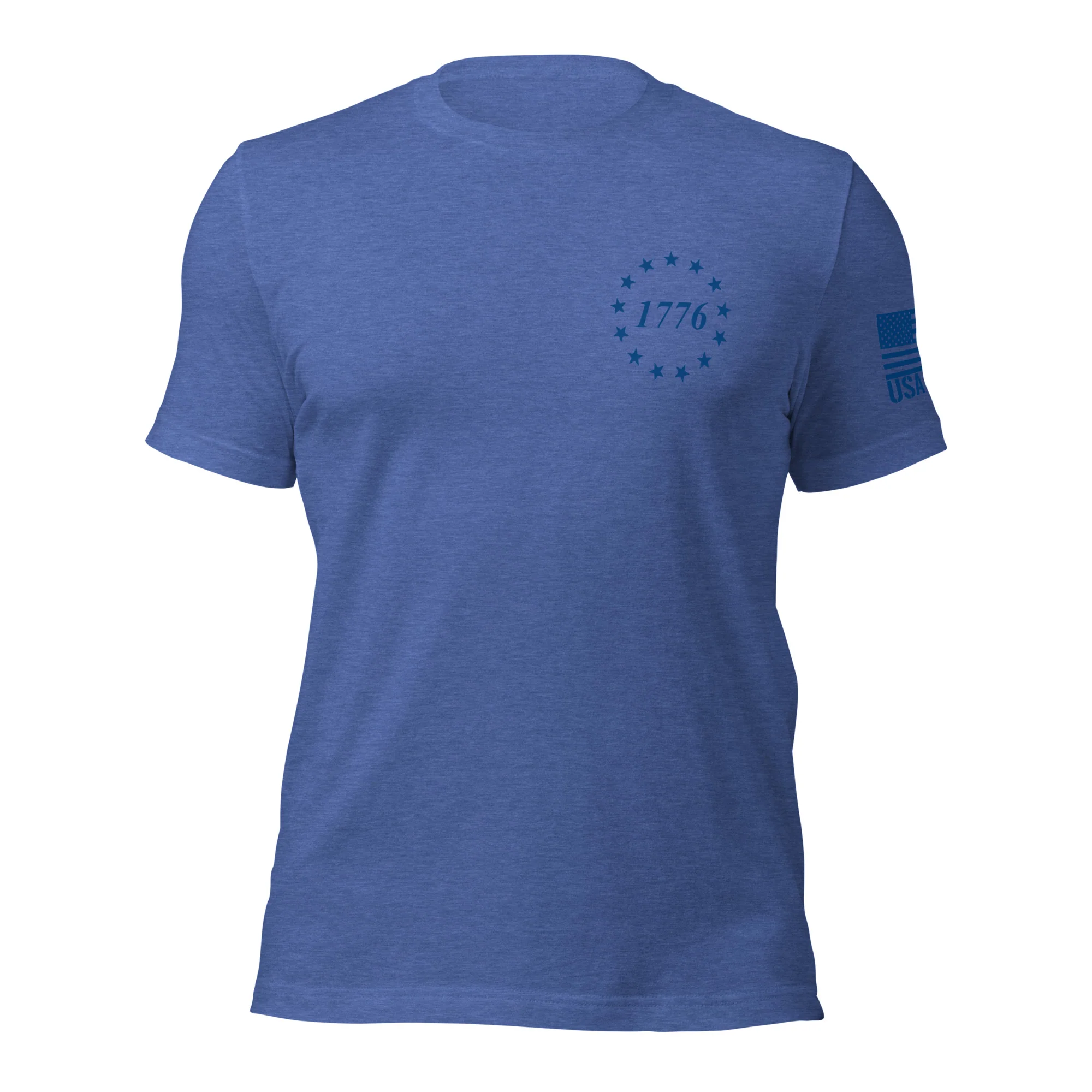 Freedom USA Flag T-Shirt | Unisex | Red & Blue DTG Printing - Image 19