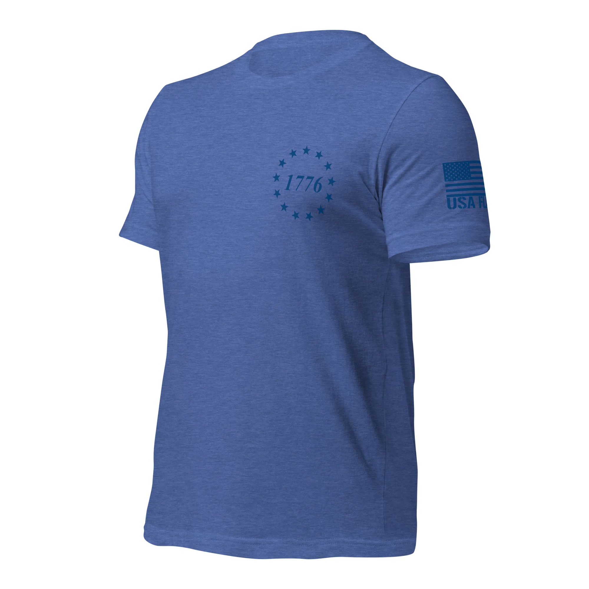 Freedom USA Flag T-Shirt | Unisex | Red & Blue DTG Printing - Image 20