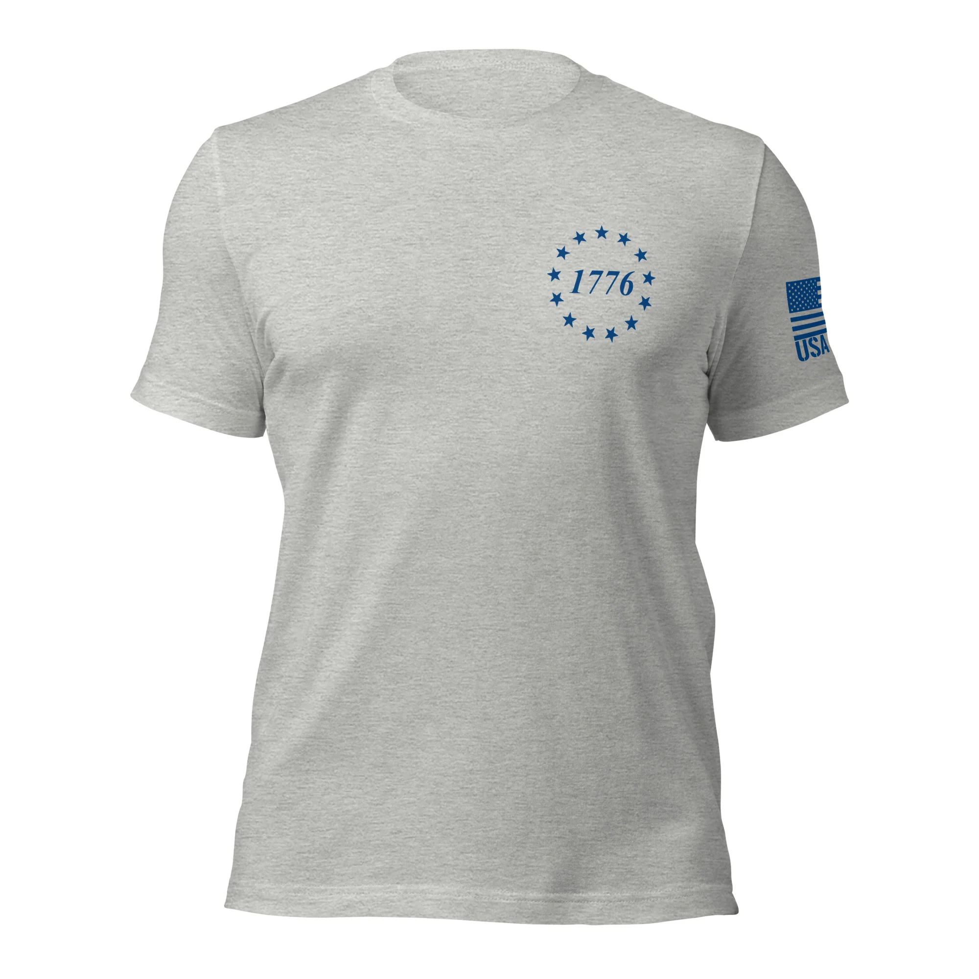 Freedom USA Flag T-Shirt | Unisex | Red & Blue DTG Printing - Image 55