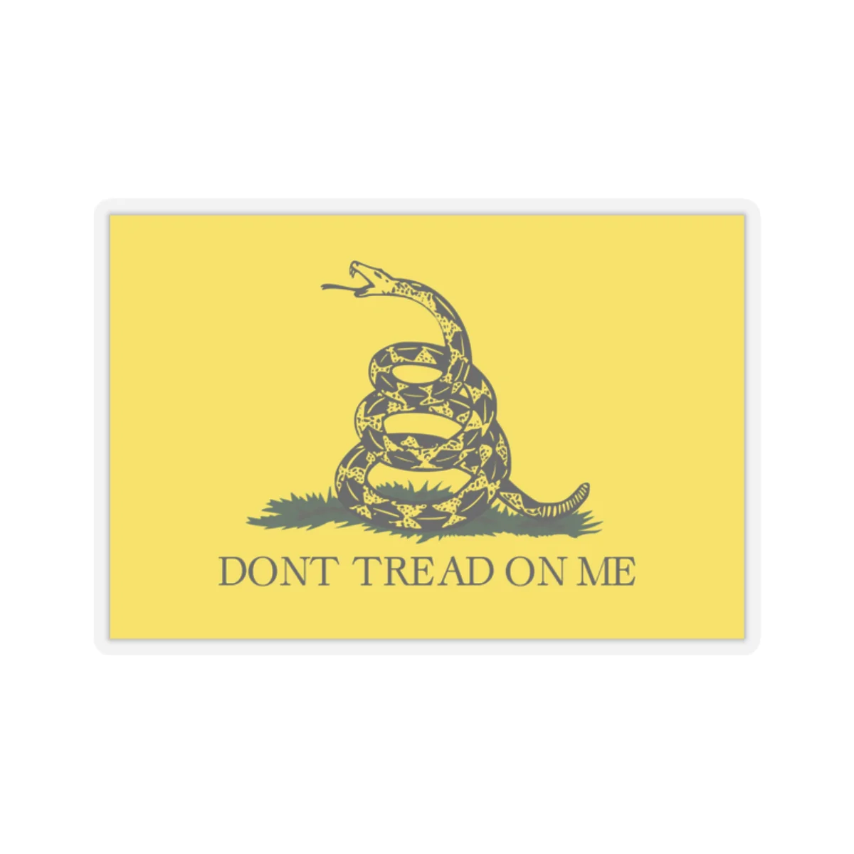 Gadsden Flag Sticker - Image 2