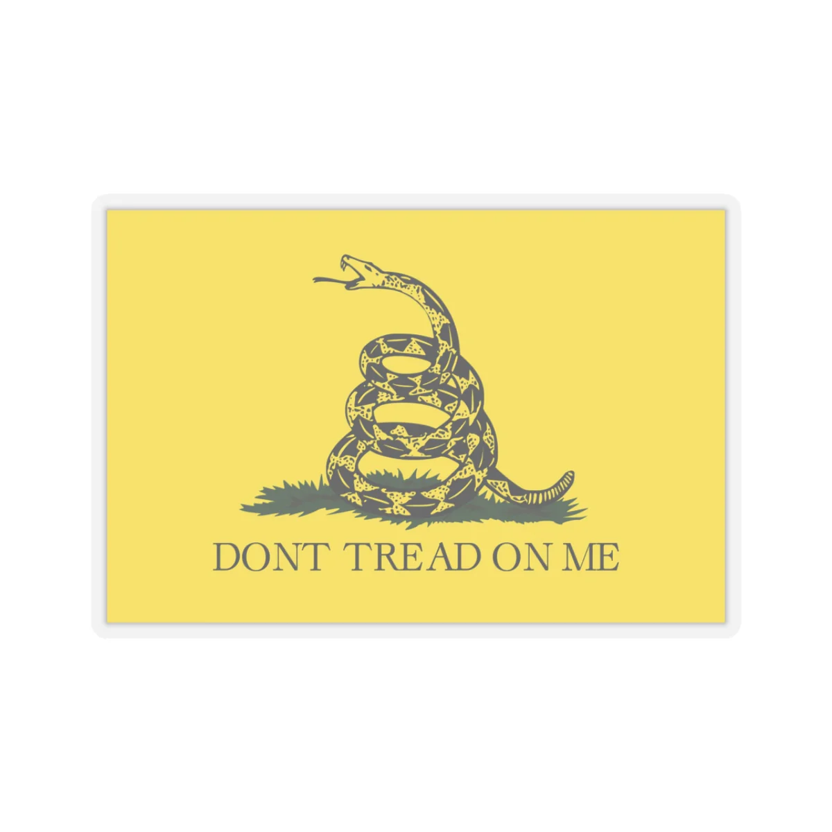 Gadsden Flag Sticker - Image 3